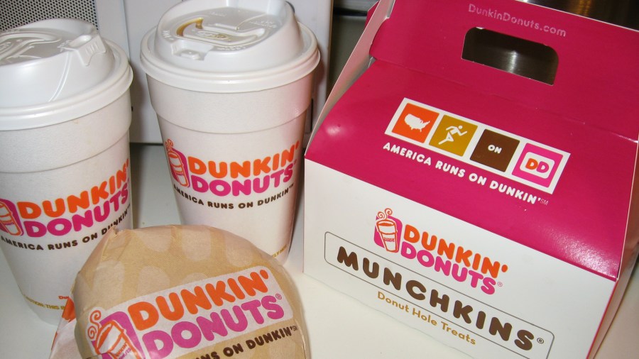 File photo of Dunkin' Donuts. (Credit: Qfamily/flickr via Creative Commons)