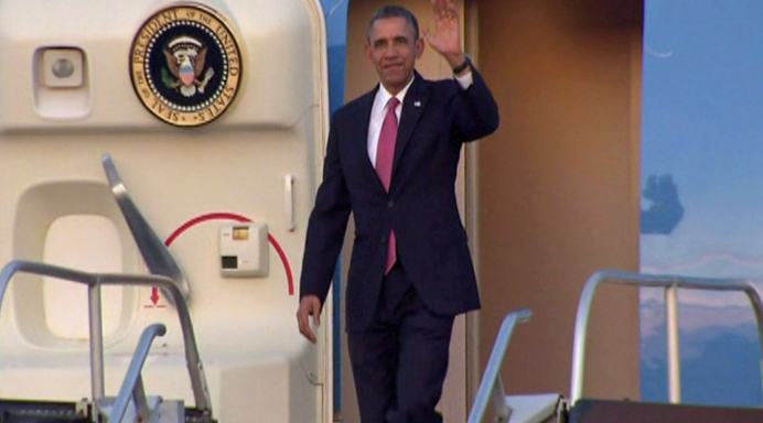 Obama-Seattle-Arrival