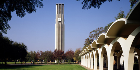 The Bell Tower at UC Riverside is shown in a file photo. (UC Riverside)