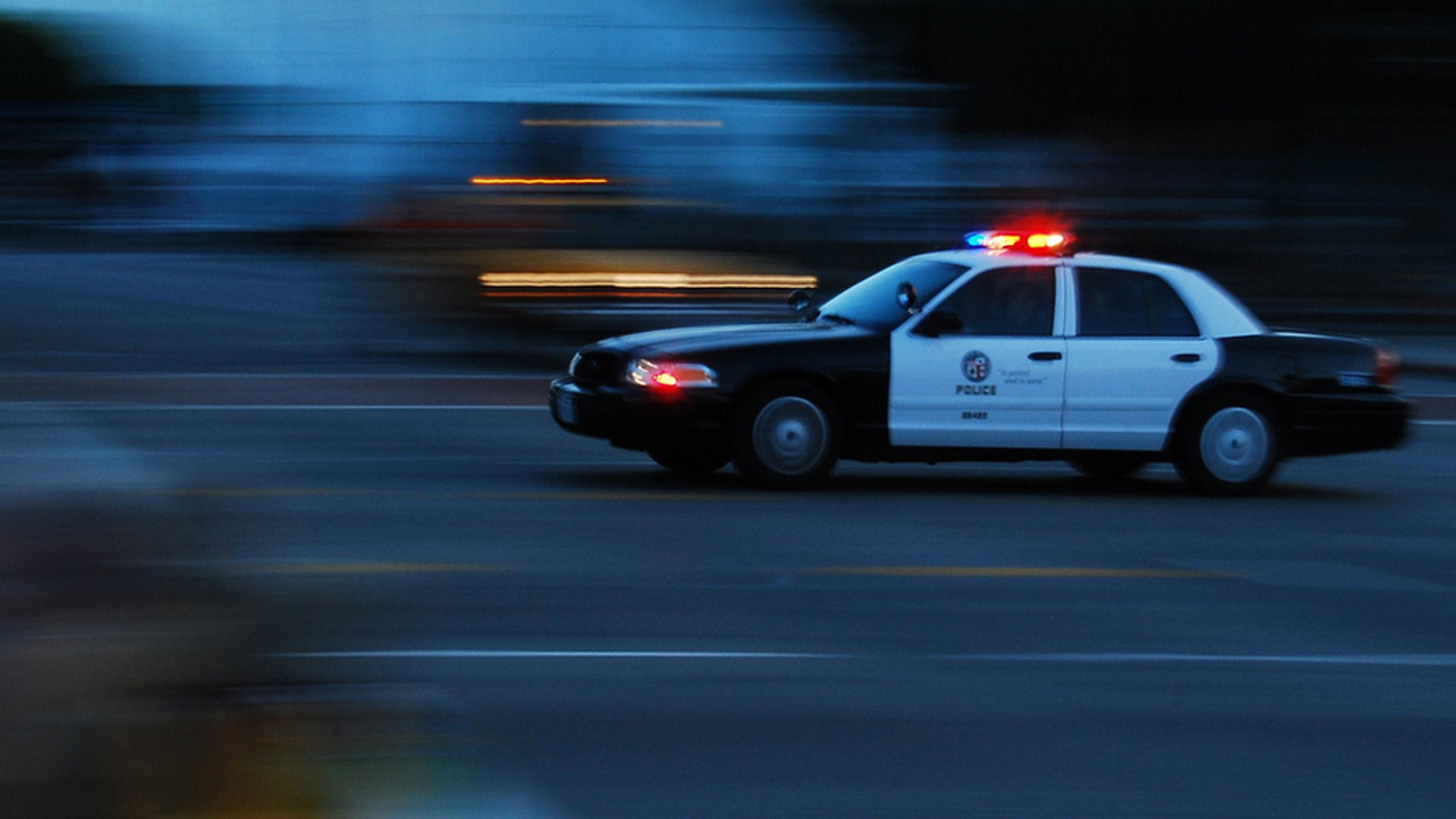 File photo of an LAPD patrol car.