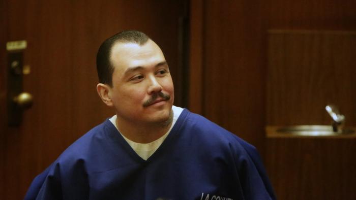 Louie Sanchez, who got eight years in prison for the attack on Bryan Stow, is shown at a February 2014 court appearance where he entered a guilty plea. (Credit: Irfan Khan / Los Angeles Times)