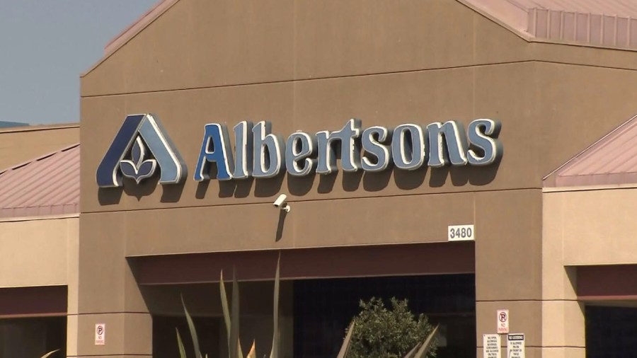 An Albertsons store is seen in a file photo. (Credit: KTLA)