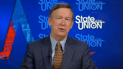 Colorado Gov. John Hickenlooper speaks on Nov. 29, 2015, about the deadly shootings at a local Planned Parenthood. (Credit: CNN)