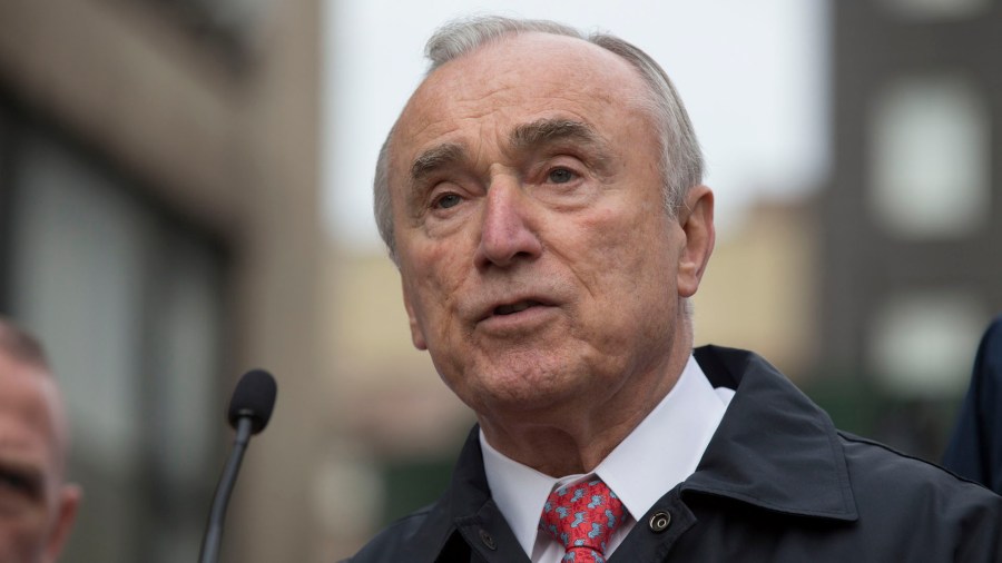 New York City Police Commissioner Bill Bratton appears in a file photo dated Nov. 22, 2015. (Credit: Michael Graae/Getty Images)