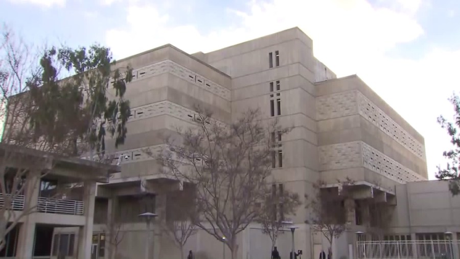 The Orange County Central Men's Jail in Santa Ana is seen on Jan. 23, 2016. (KTLA)