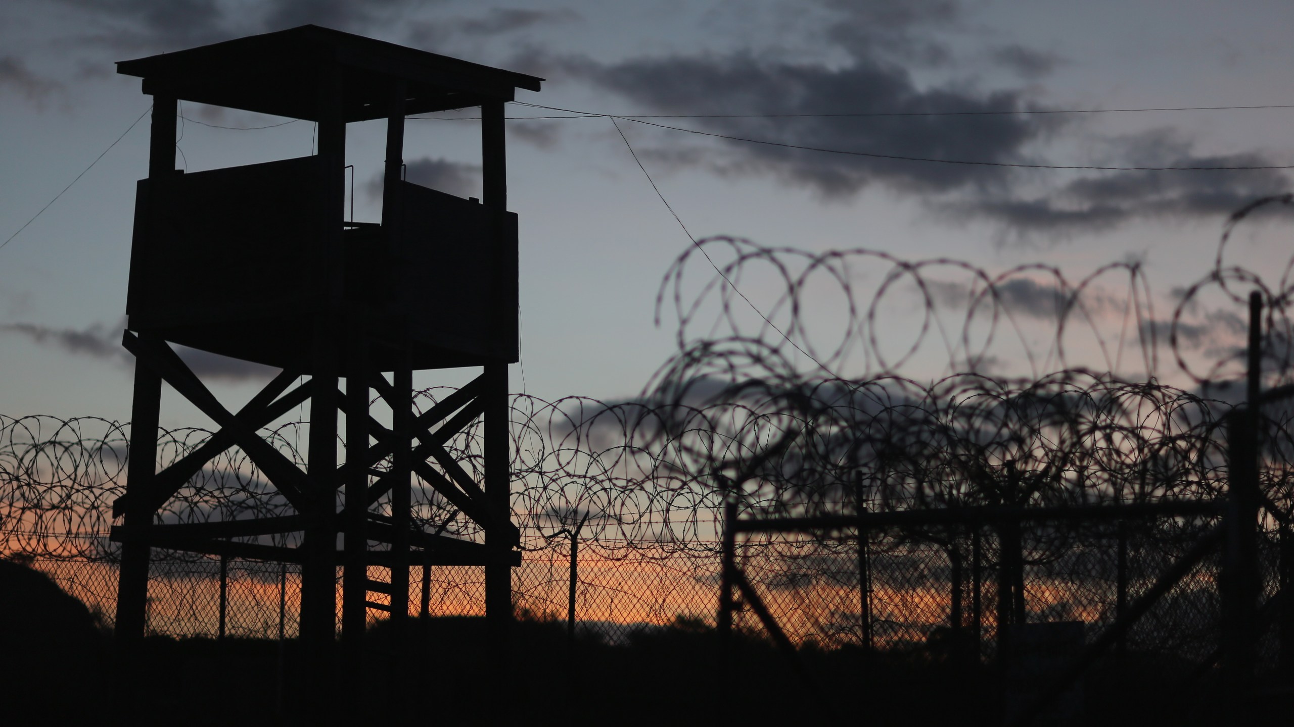 A watch tower is seen on June 27, 2013 in Guantanamo Bay, Cuba. (Credit: Joe Raedle/Getty Images)