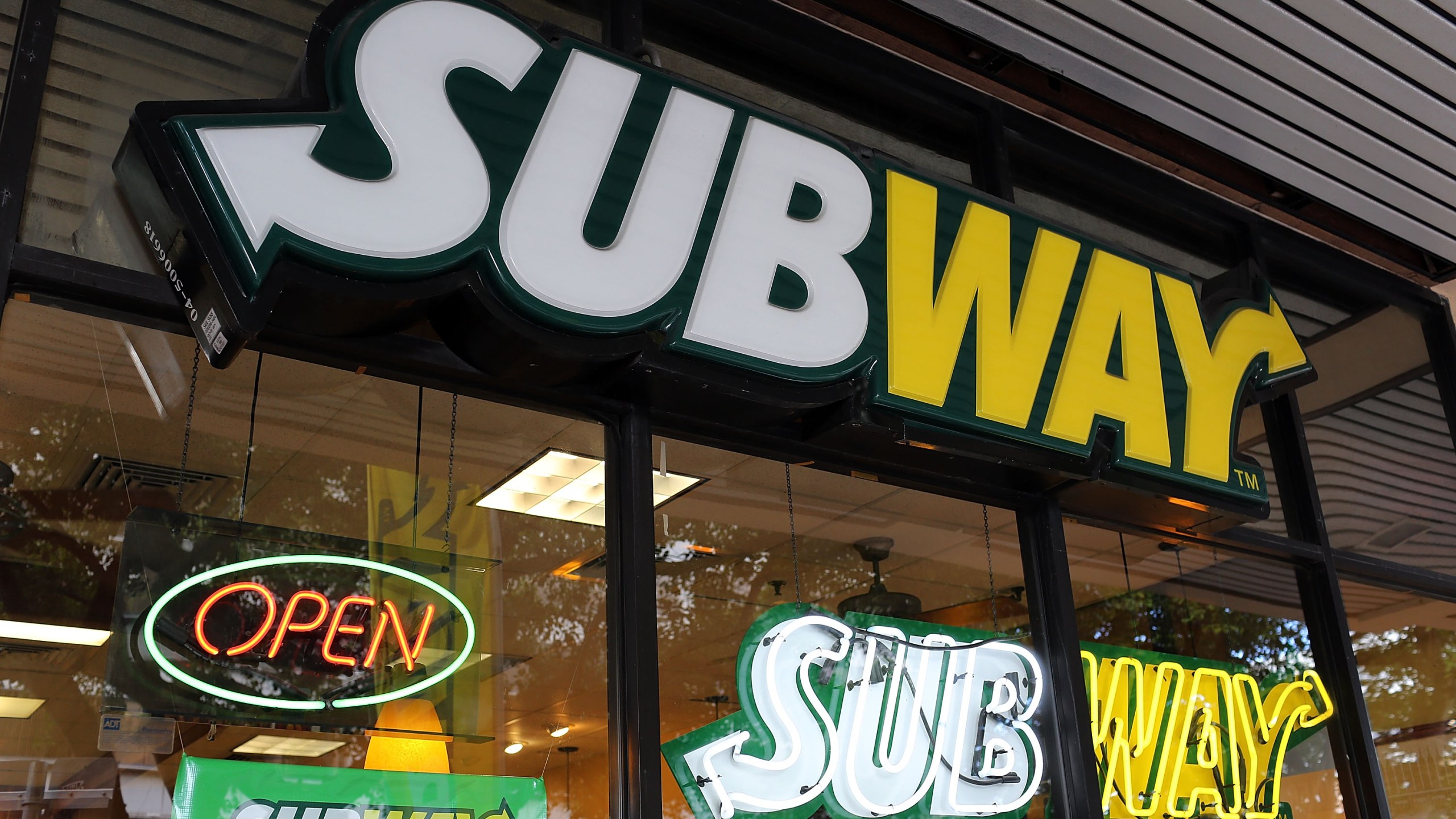 A Subway restaurant is seen in this file photo taken Oct. 21, 2015, in Miami, Florida. (Credit: Joe Raedle/Getty Images)