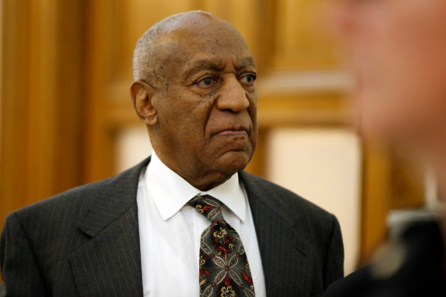 Bill Cosby departs the Montgomery County Courthouse after a preliminary hearing, May 24, 2016, in Norristown, Pennsylvania. (Credit: Matt Rourke-Pool/Getty Images)