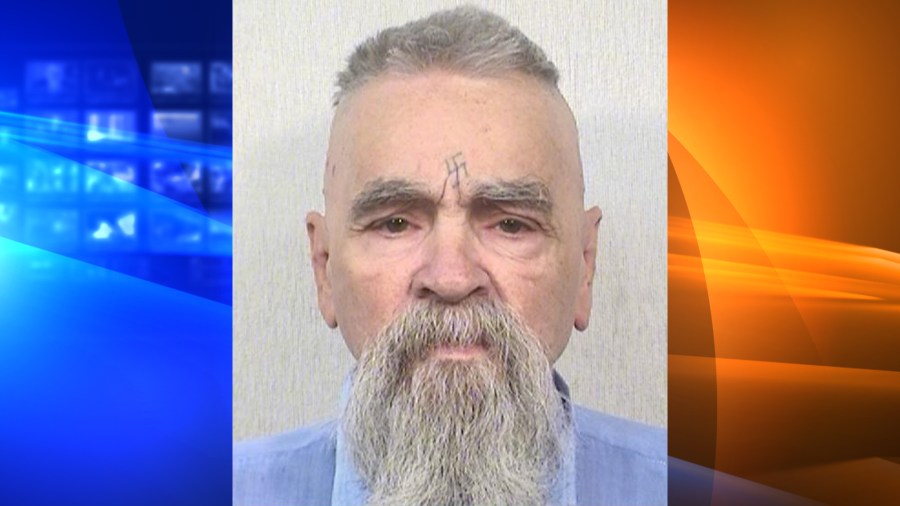 Charles Manson is shown in a California Department of Corrections and Rehabilitation photo dated Oct. 8, 2014.