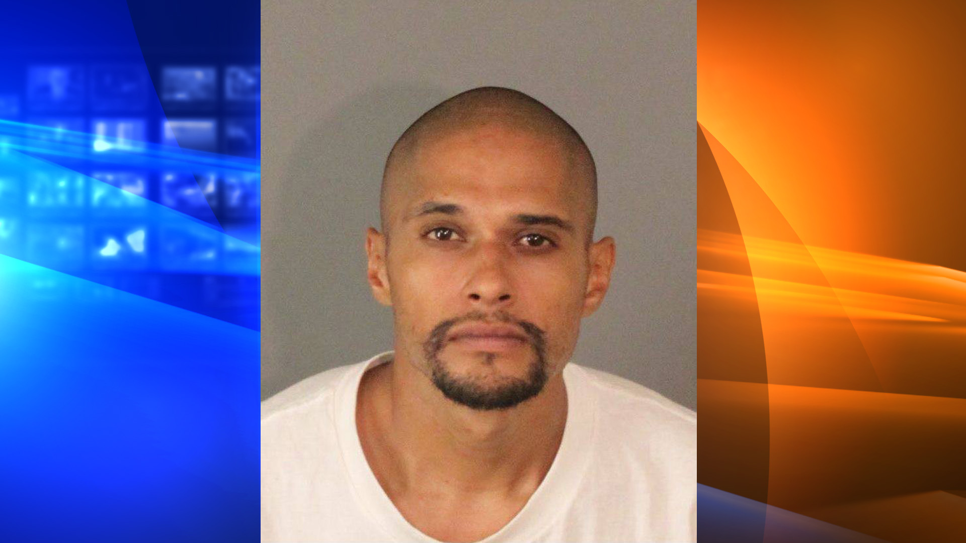 Frank Miguel Tornel is seen in a booking photo released by the Riverside County Sheriff's Department.