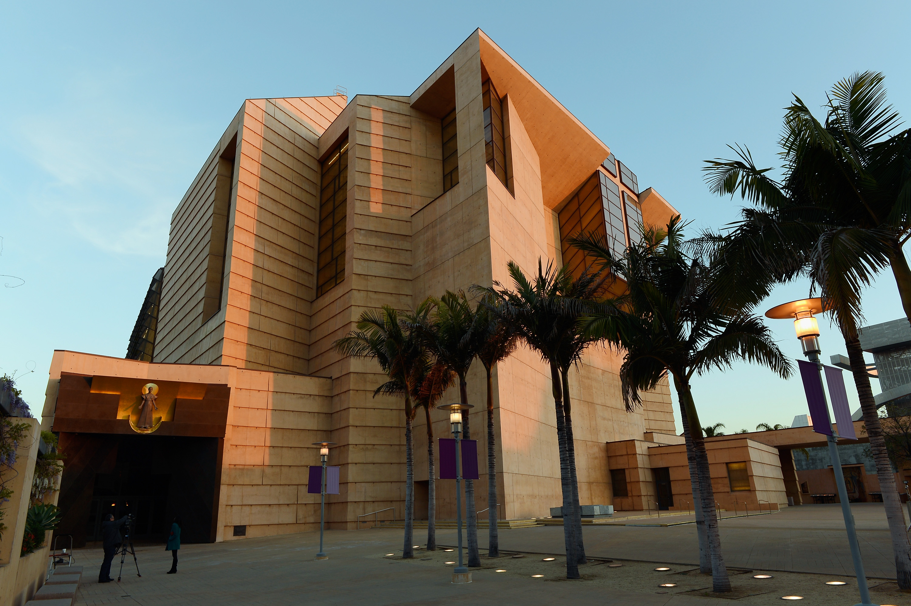 Cathedral Our Lady of the Angels is shown in a file photo on March 12, 2013 (Credit: Kevork Djansezian/Getty Images)