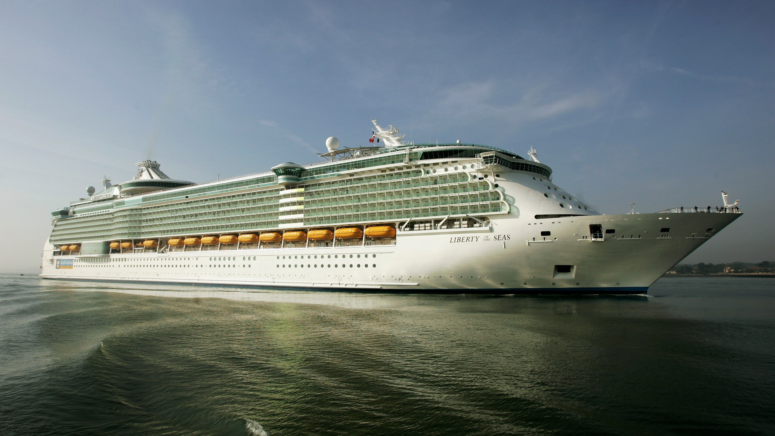 A Royal Caribbean cruise ship is seen in a file photo. (Credit: Bruno Vincent/Getty Images)