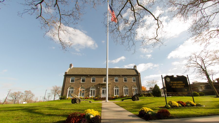 Seen here is a photo of the U.S. Army Garrison Fort Hamilton headquarters in Brooklyn, New York. (Credit: Staff Sgt. Osvaldo Equ/U.S. Army)