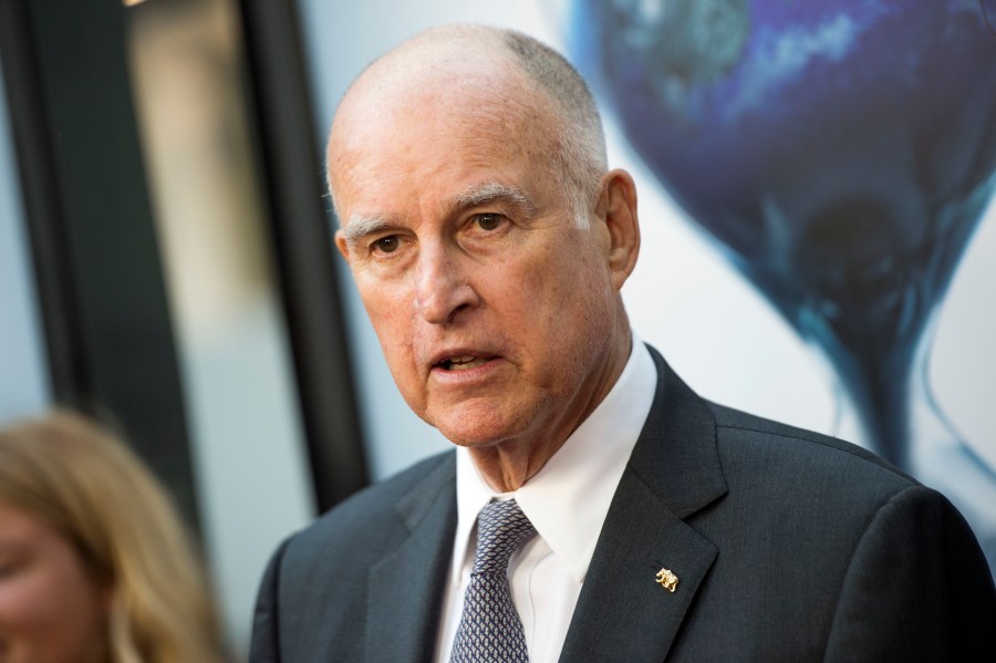 Governor of California Jerry Brown attends the Los Angeles Special Screening of "An Inconvenient Sequel: Truth to Power" at the Arclight Hollywood, on July 25, 2017. (Credit: Valerie Macon/AFP/Getty Images)