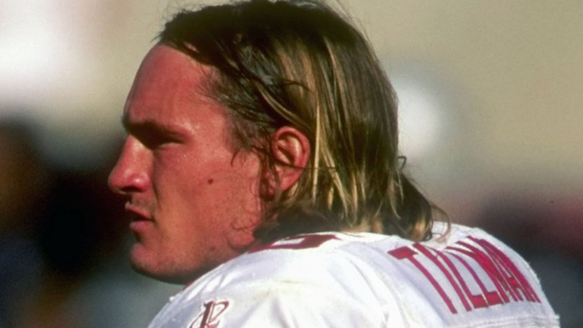 Pat Tillman is seen in a file photo. (Credit: Todd Warshaw/Getty Images)