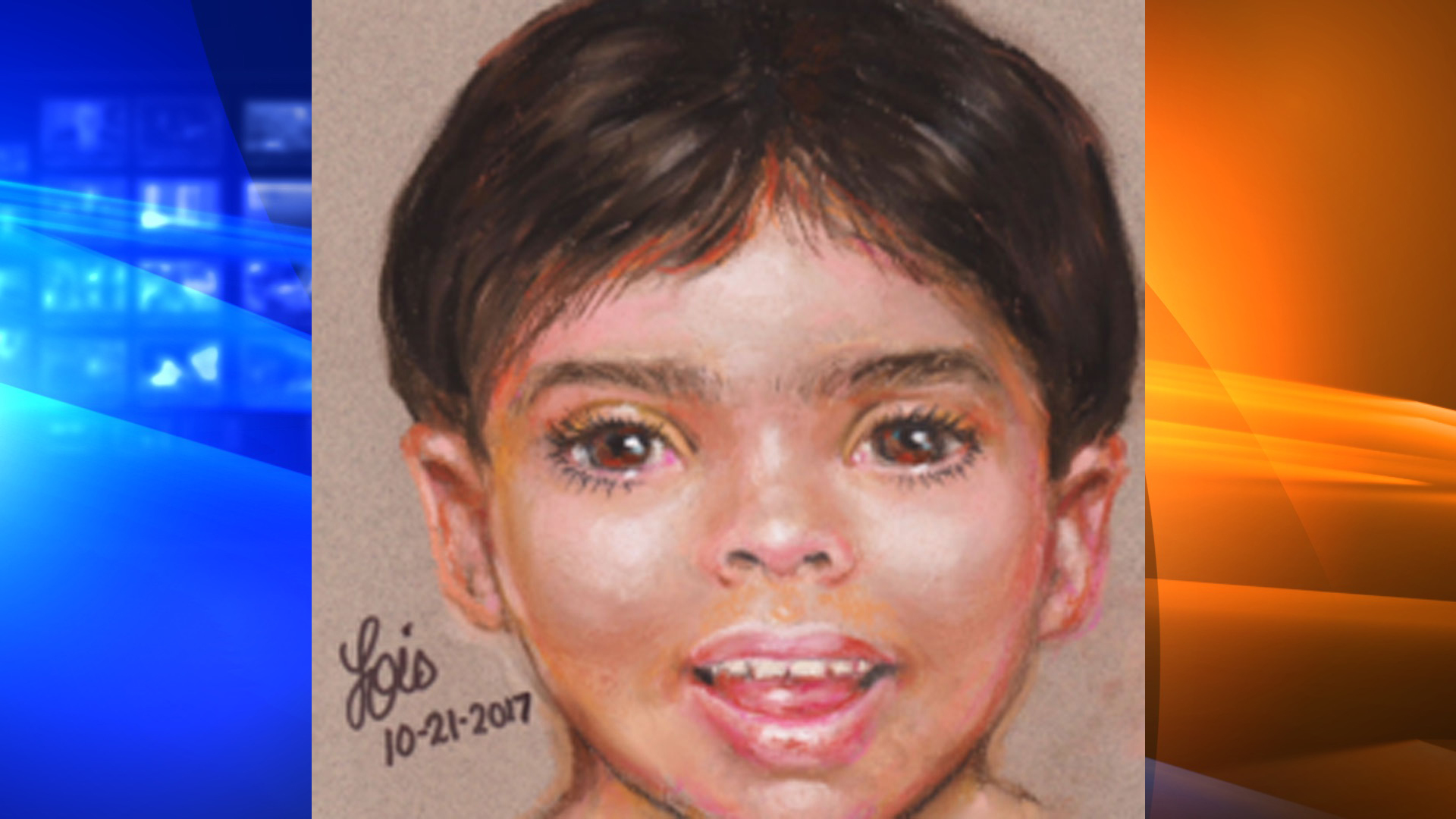 A sketch of the boy was released by the city of Galveston, Texas.