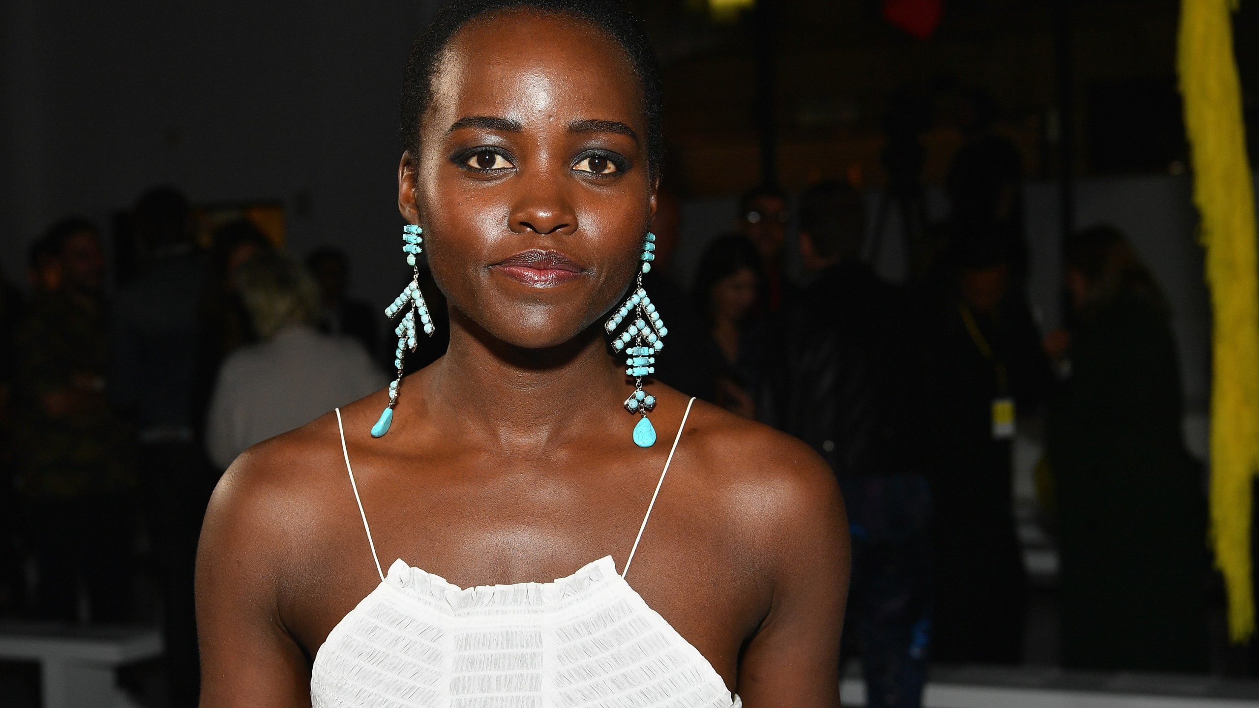 Actress Lupita Nyong'o attends the Calvin Klein Collection fashion show during New York Fashion Week on September 7, 2017 in New York City. (Credit: Dia Dipasupil/Getty Images)