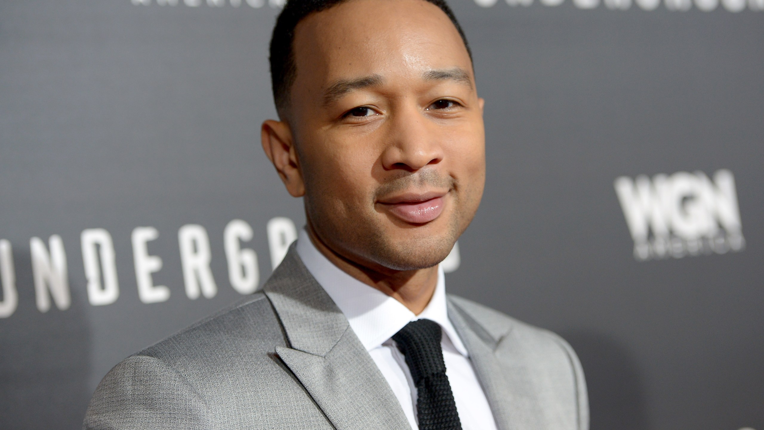 Executive producer John Legend attends WGN America's 'Underground' World Premiere on March 2, 2016 in Los Angeles. (Credit: Charley Gallay/Getty Images for WGN America)