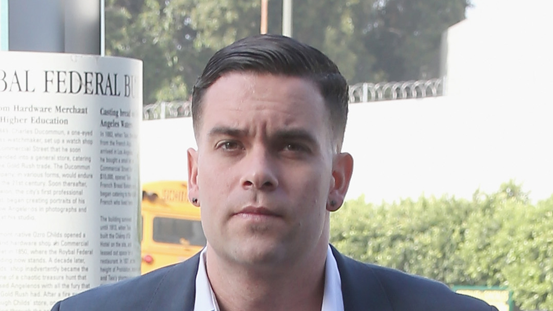 Actor Mark Salling arrives for a court appearance at the United States Courthouse for the Central District of California on June 3, 2016, in Los Angeles. (Credit: Frederick M. Brown/Getty Images)