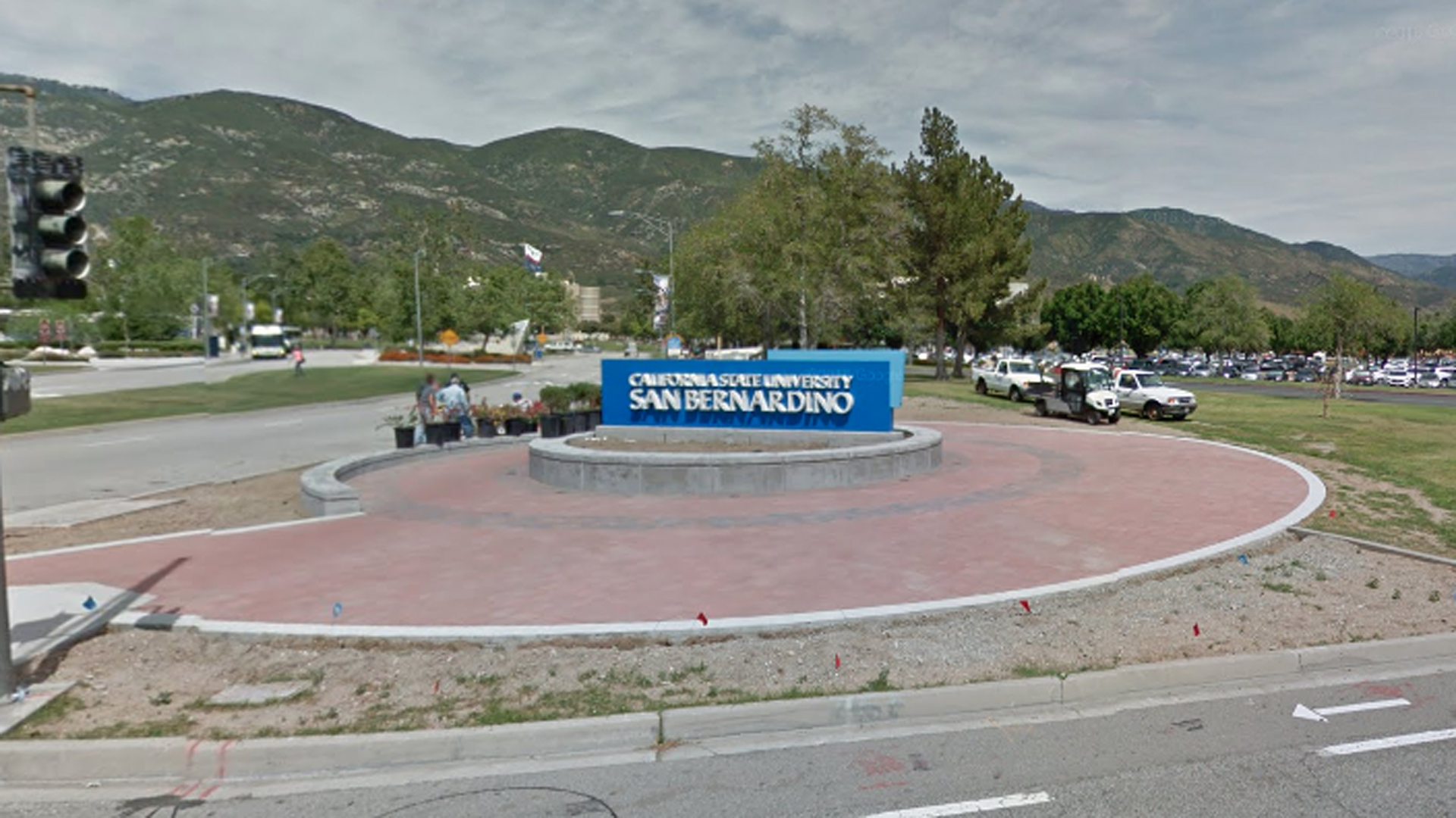 The California State University San Bernardino campus is seen in this Google Maps Street View image.