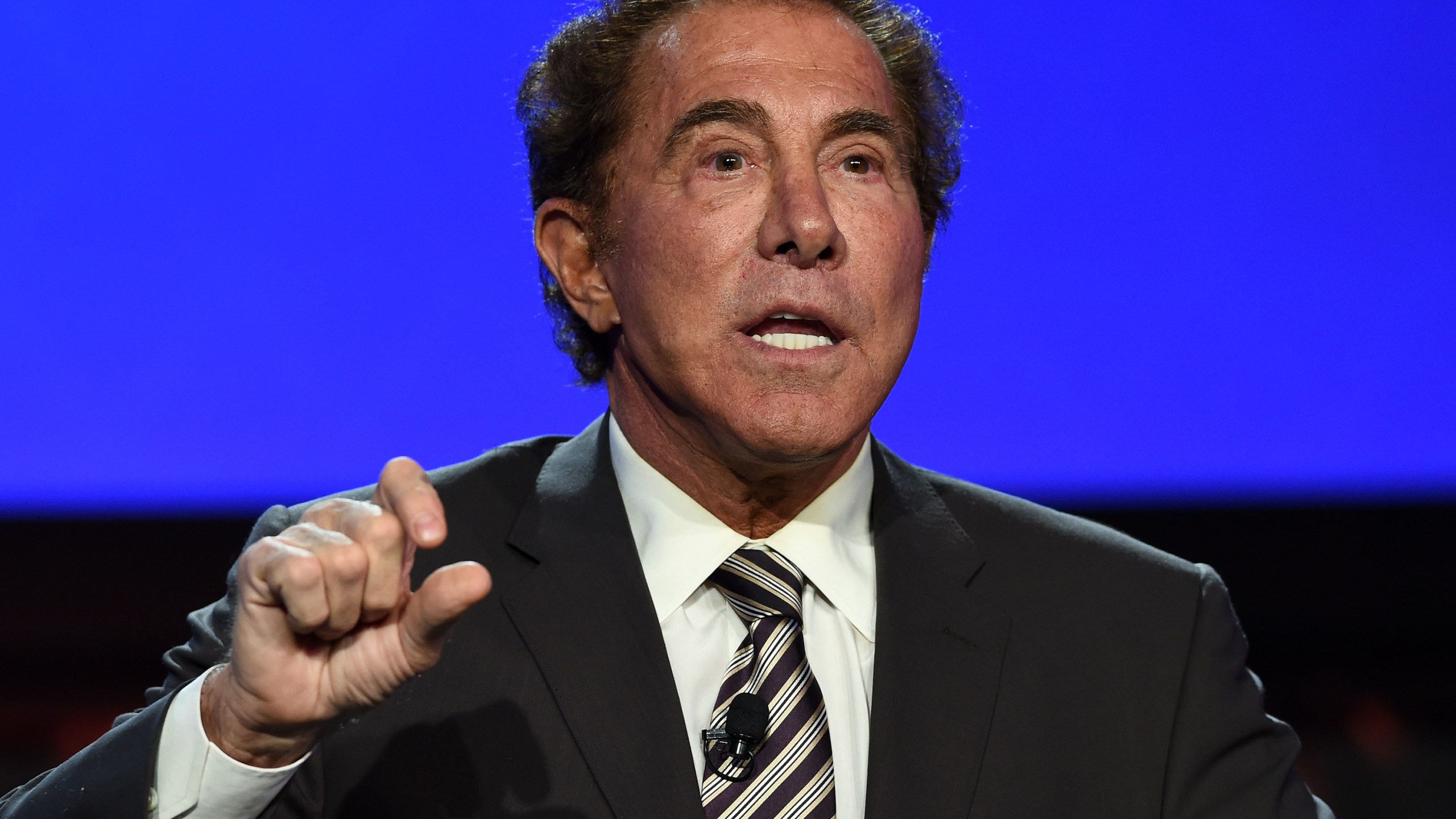 Wynn Resorts Chairman and CEO Steve Wynn speaks at the Global Gaming Expo (G2E) 2014 at The Venetian Las Vegas on September 30, 2014 in Las Vegas, Nevada. (Credit: Ethan Miller/Getty Images)