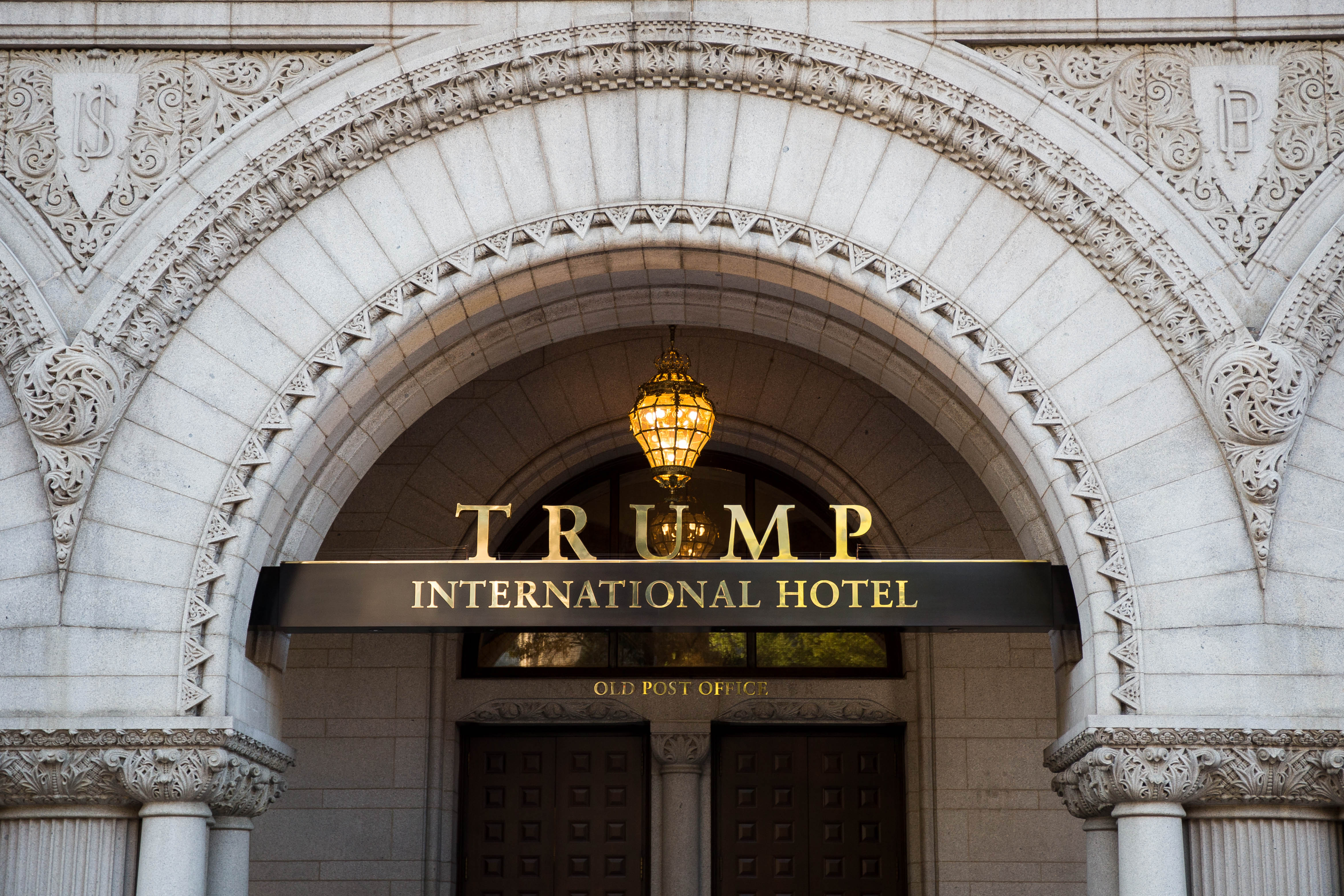 The Trump International Hotel, Washington is pictured before its grand opening on Oct. 26, 2016 in Washington, D.C (Credit: ZACH GIBSON/AFP/Getty Images)