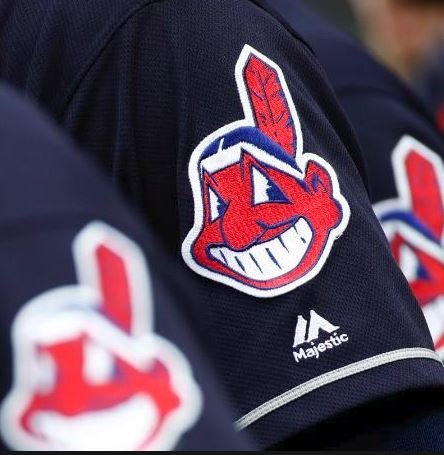 Beginning in 2019, the Cleveland Indians jerseys will no longer feature the Native American caricature, which has been widely characterized as offensive and racist. (Credit: Patrick Semansky/AP via CNN Wire)