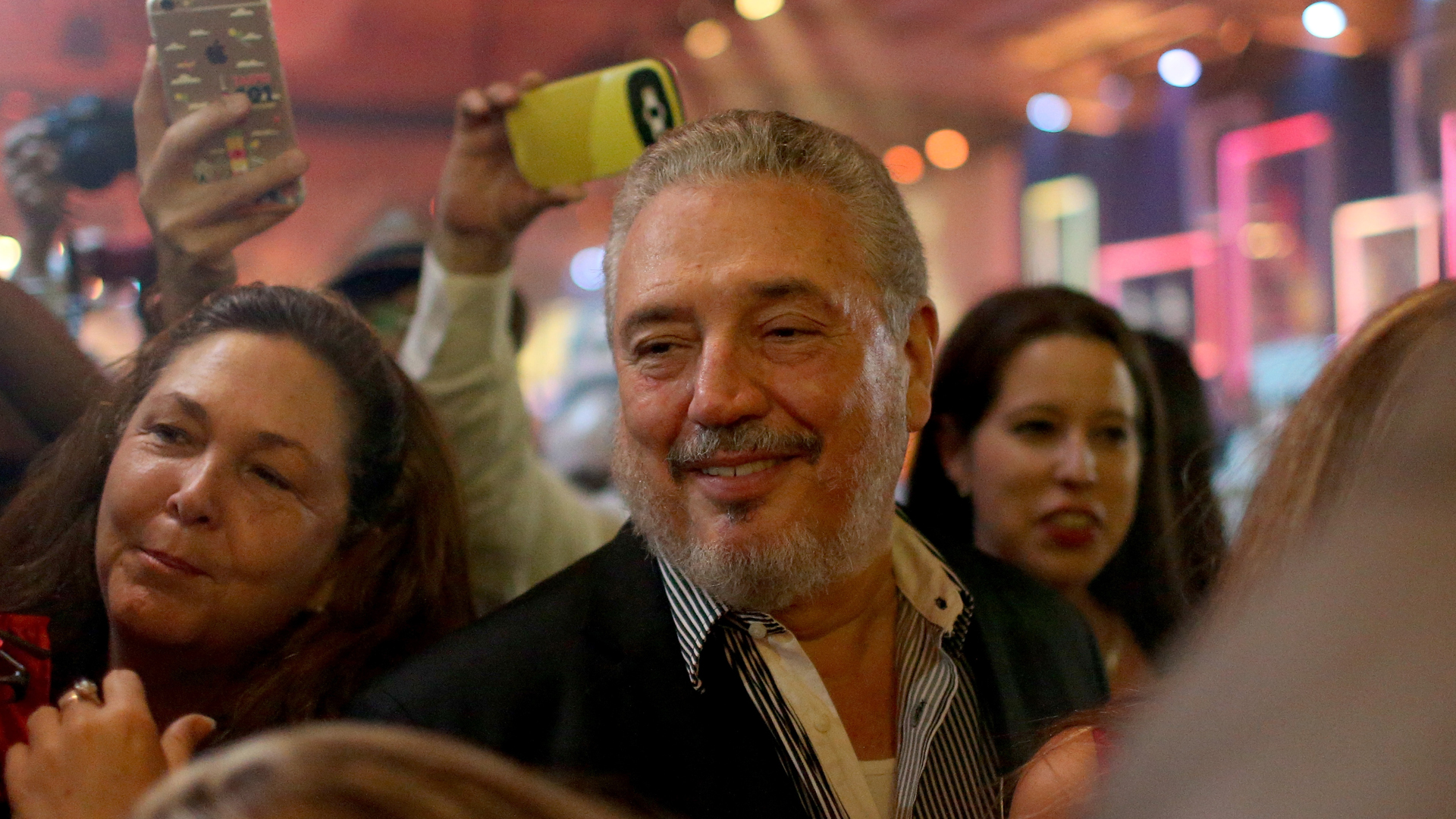 Fidel 'Fidelito' Castro Diaz-Balart, son of Cuban revolutionary leader Fidel Castro, attends the closing gala night for the week-long International Habano Cigar Festival on Feb. 27, 2015, in Havana, Cuba. (Credit: Joe Raedle/Getty Images)