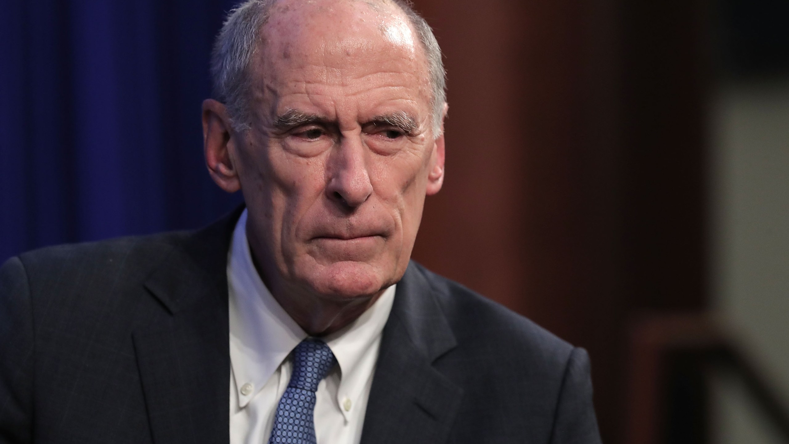 U.S. Director of National Intelligence Dan Coats prepares to deliver remarks on October 13, 2017 in Washington, DC. (Credit: Chip Somodevilla/Getty Images)