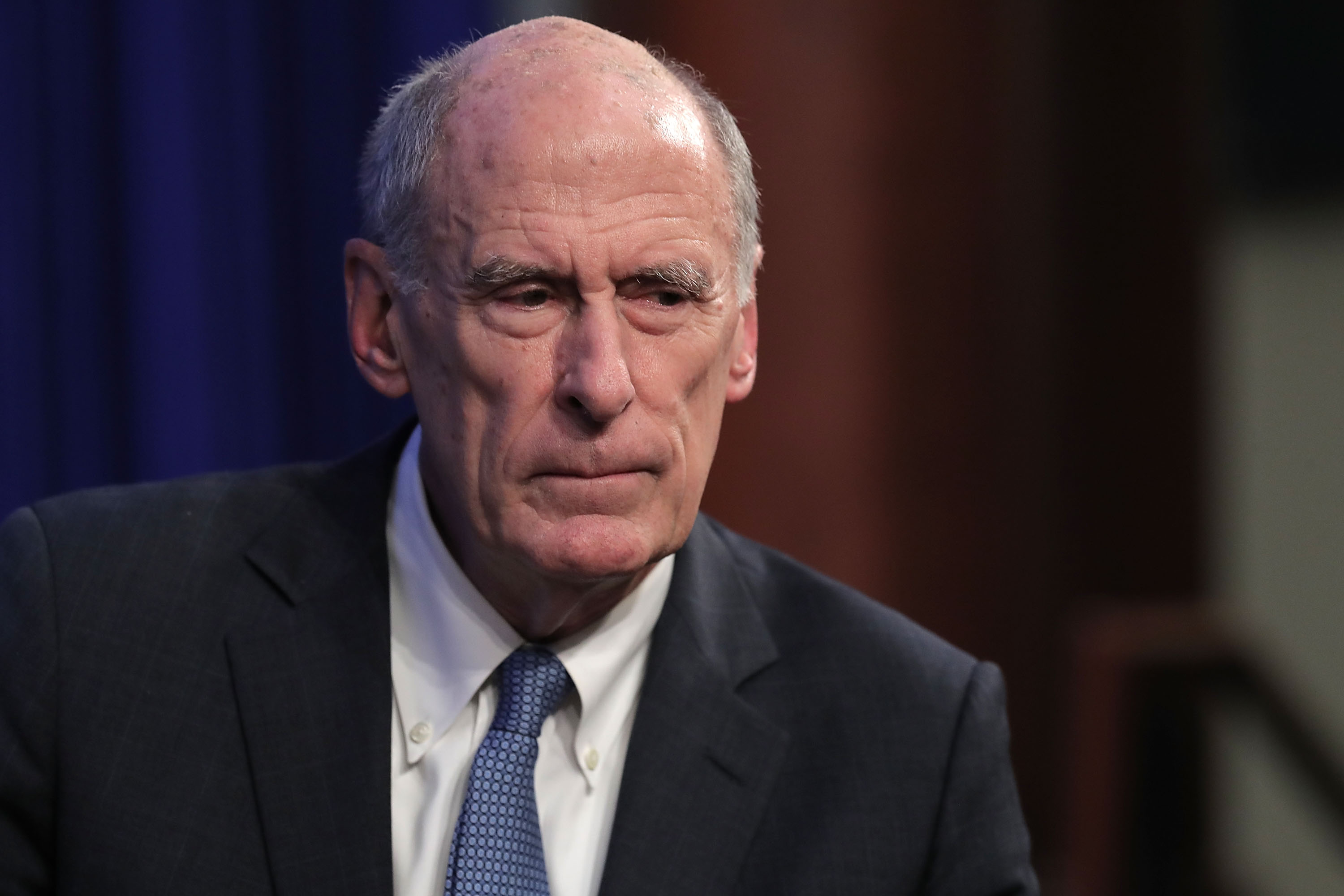 U.S. Director of National Intelligence Dan Coats prepares to deliver remarks on October 13, 2017 in Washington, DC. (Credit: Chip Somodevilla/Getty Images)