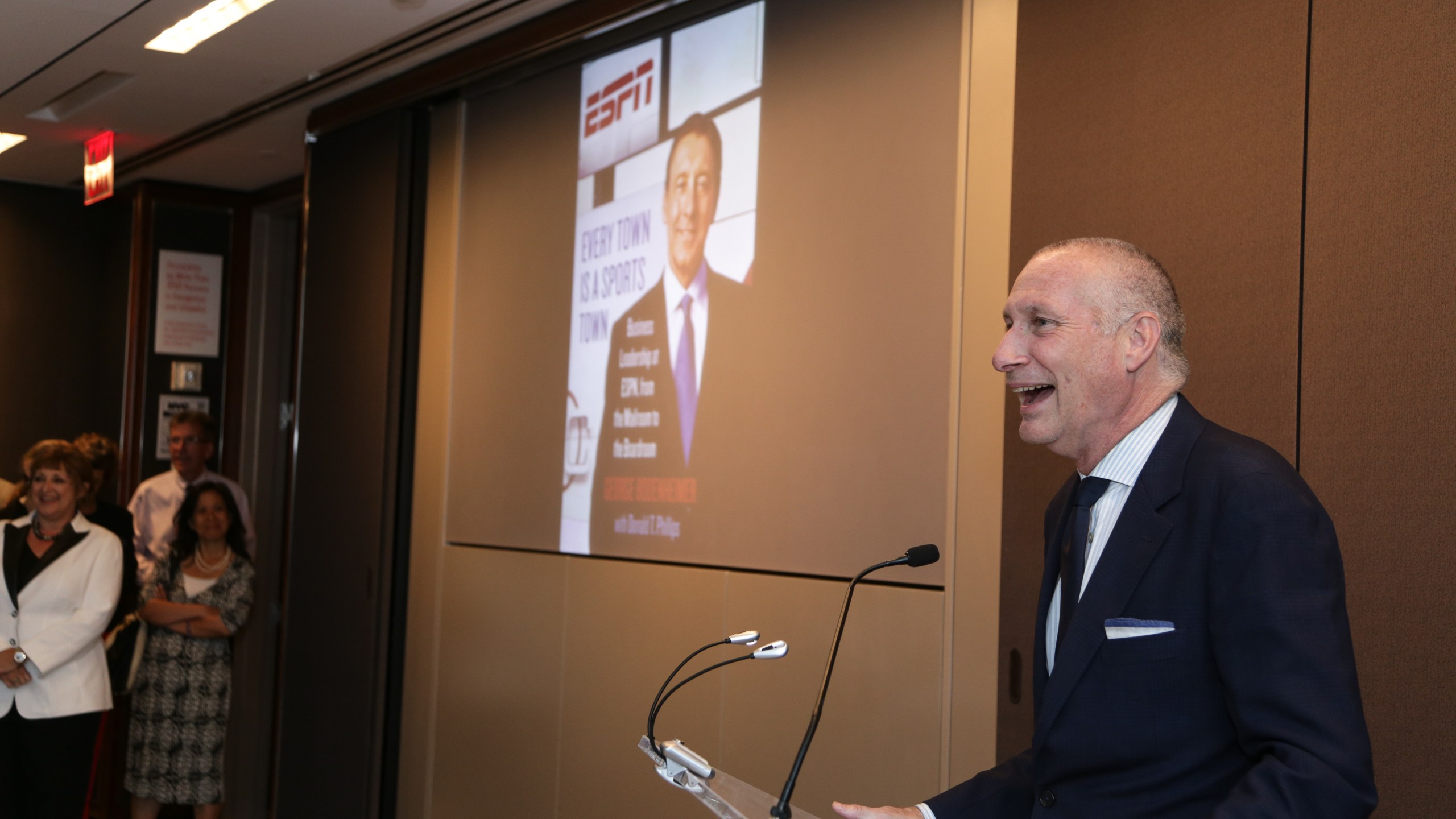 John Skipper speaks during the George Bodenheimer Book Party at Hearst Tower on June 2, 2015 in New York City. (Credit: Anna Webber/Getty Images for Hearst Corporation)