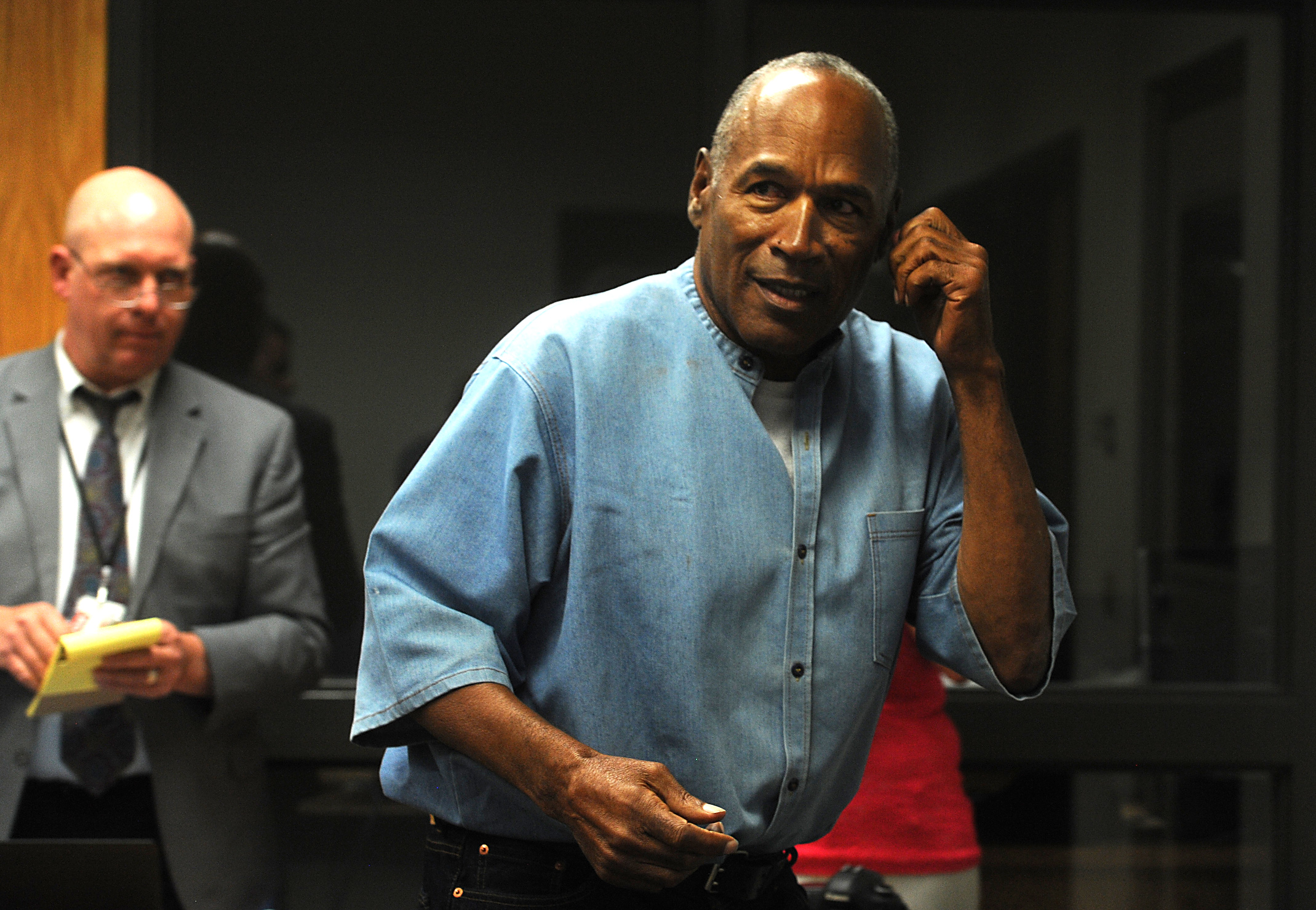 O.J. Simpson attends a parole hearing at Lovelock Correctional Center in Nevada, July 20, 2017. (Credit: Jason Bean / Getty Images)