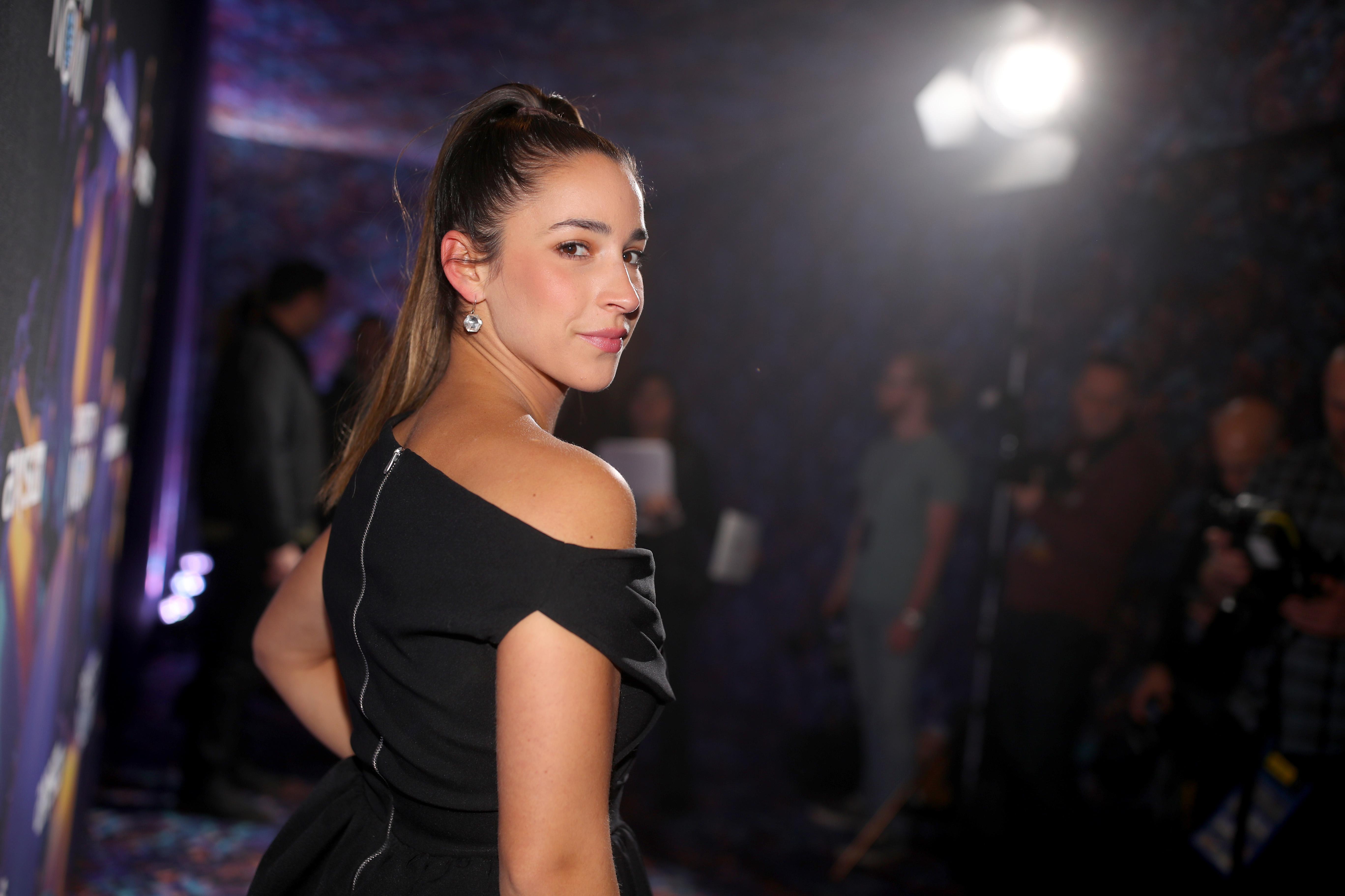 Olympic gymnast Aly Raisman attends the Super Saturday Night Concert in Minneapolis, Minnesota, on Feb. 3, 2018. (Credit: Christopher Polk / Getty Images)