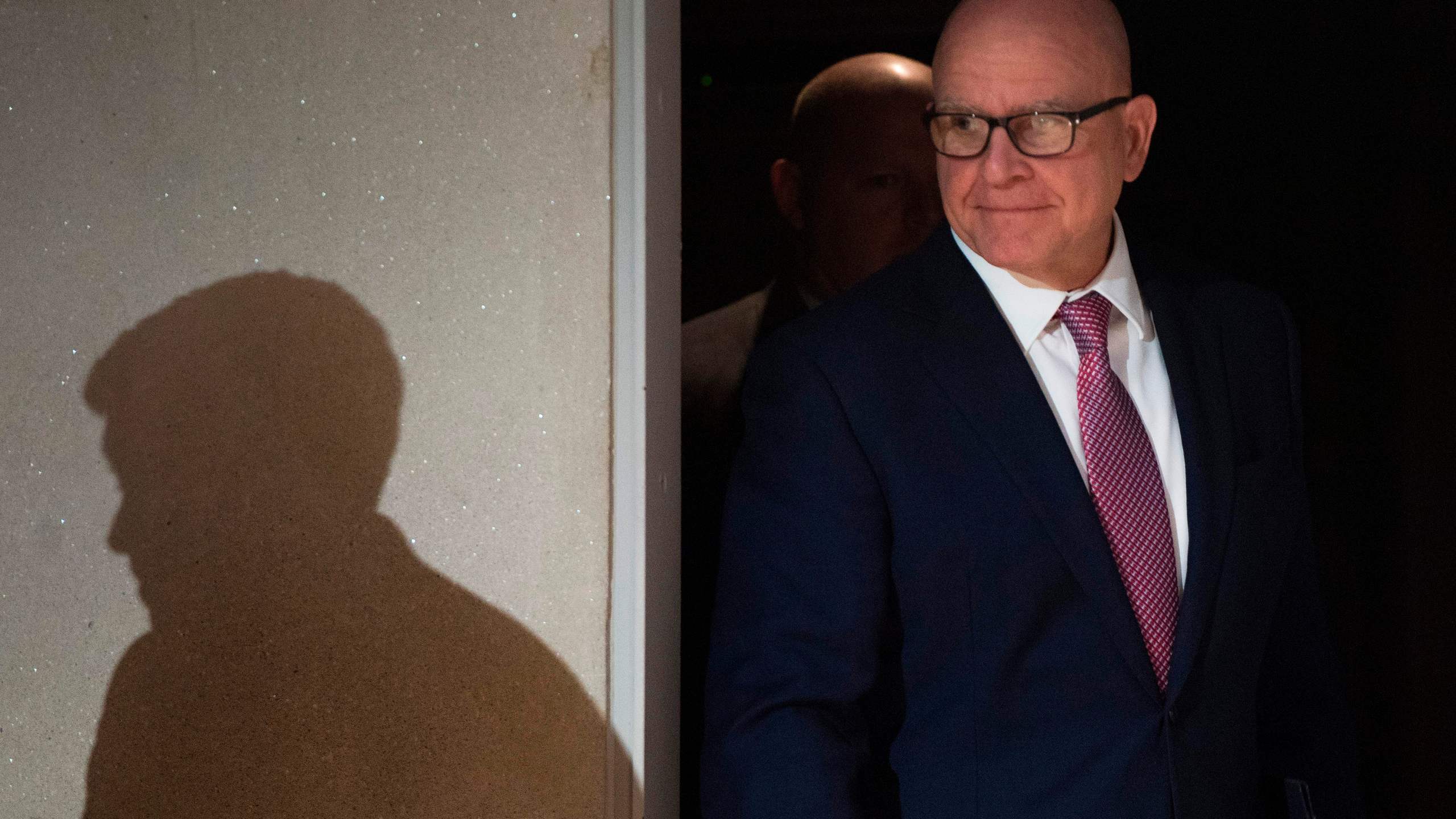 White House National Security Adviser H.R. McMaster arrives to deliver the keynote remarks during a discussion on Syria in Washington, D.C, on March 15, 2018. (Credit: Jim Watson/AFP/Getty Images)