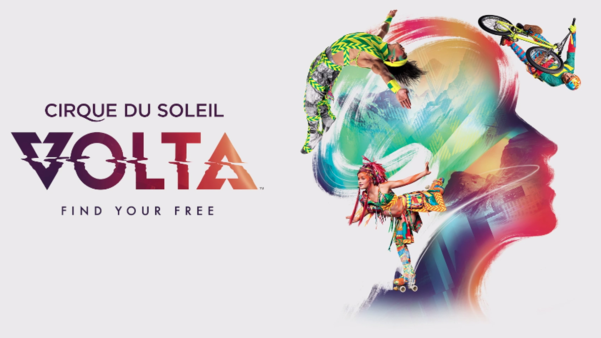 The Cirque du Soleil VOLTA logo is shown on the show's website.