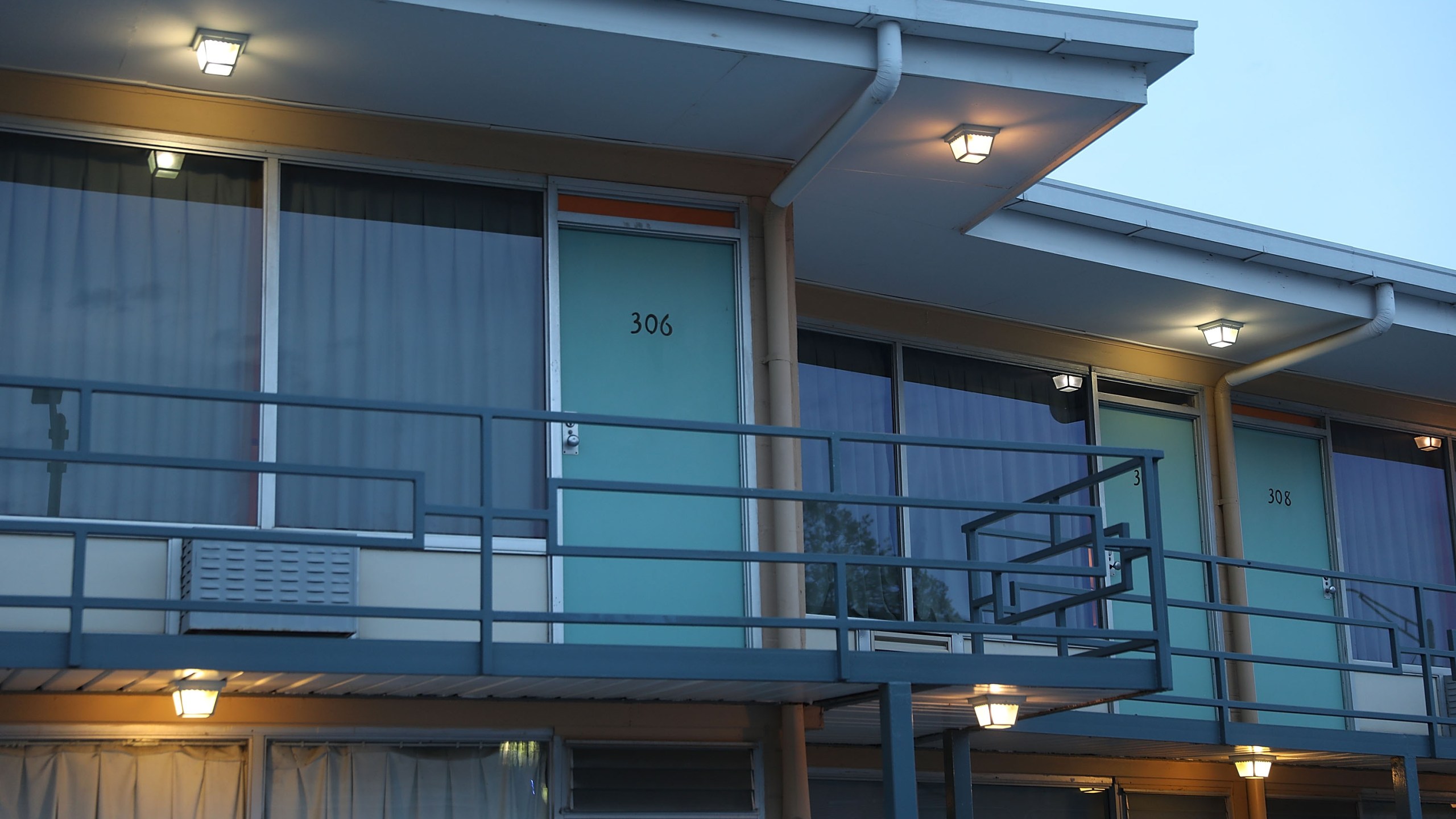 Room 306 at the Lorraine Motel is seen, where Dr. Martin Luther King, Jr. was murdered on the balcony, and is now part of the complex of the National Civil Rights Museum as they prepare for the 50th anniversary of his assassination on April 1, 2018 in Memphis, Tennessee. (Credit: Joe Raedle/Getty Images)