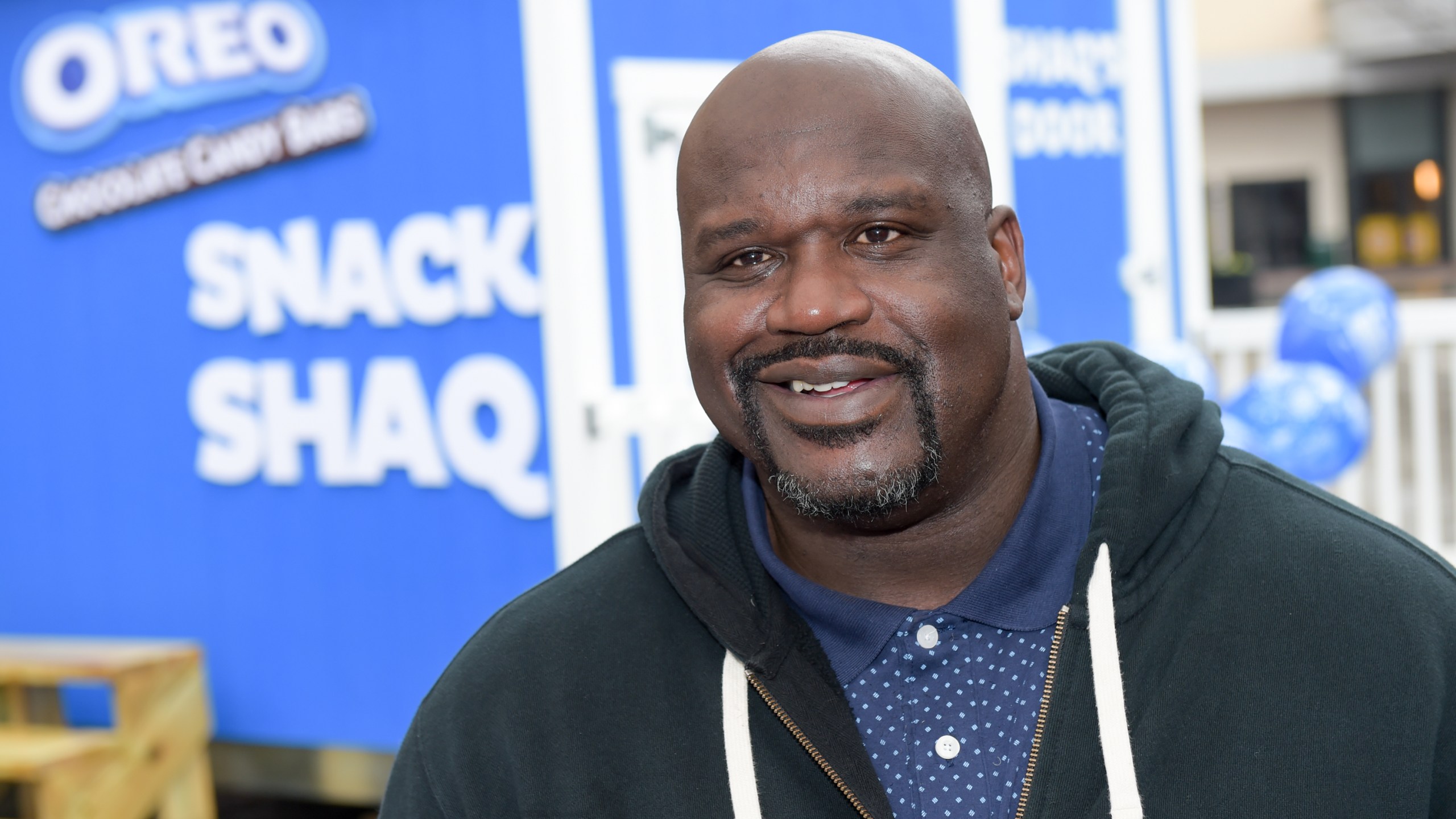 To celebrate National OREO Day, OREO Chocolate Candy Bar teamed up with Basketball Hall of Famer, Shaquille ONeal whose birthday is also March 6 to give away 1 million free OREO Chocolate Candy Bars March 6, 2018 in Atlanta, Georgia. (Credit: Marcus Ingram/Getty Images for OREO Chocolate Candy Bar)