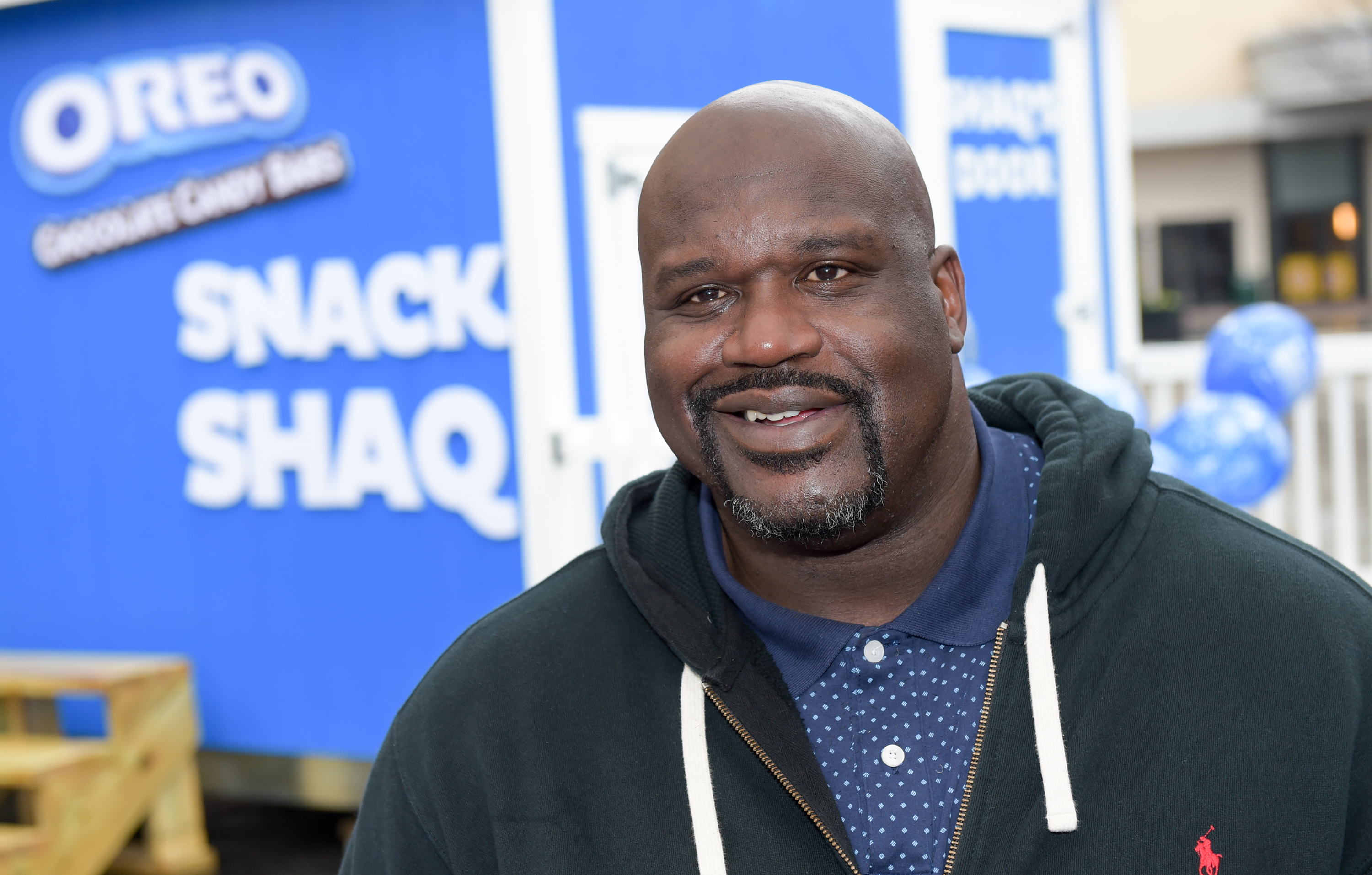 To celebrate National OREO Day, OREO Chocolate Candy Bar teamed up with Basketball Hall of Famer, Shaquille ONeal whose birthday is also March 6 to give away 1 million free OREO Chocolate Candy Bars March 6, 2018 in Atlanta, Georgia. (Credit: Marcus Ingram/Getty Images for OREO Chocolate Candy Bar)