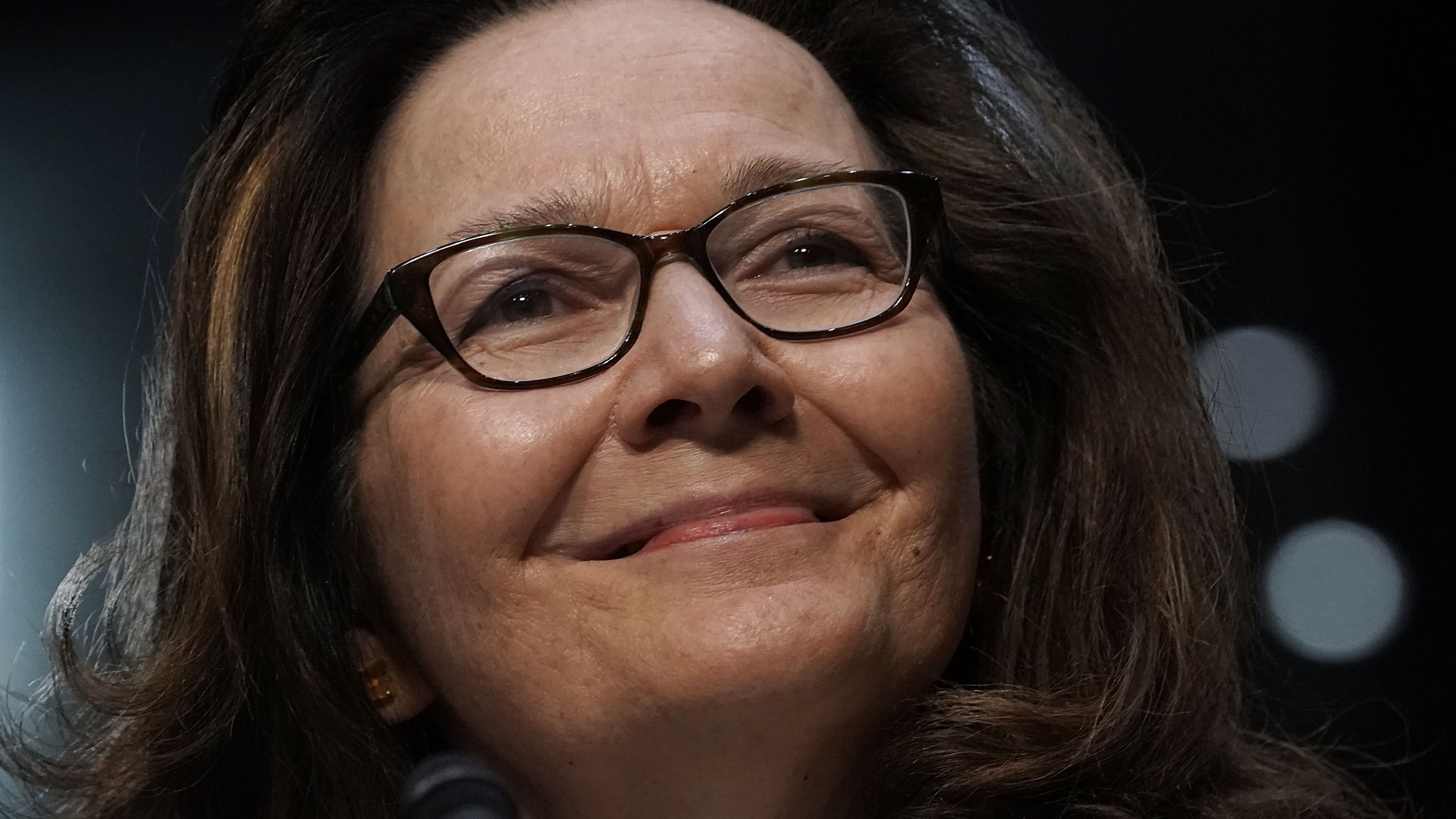 CIA Director nominee Gina Haspel speaks during her confirmation hearing before the Senate (Select) Committee on Intelligence May 9, 2018 in Washington, DC. (Credit: Alex Wong/Getty Images)