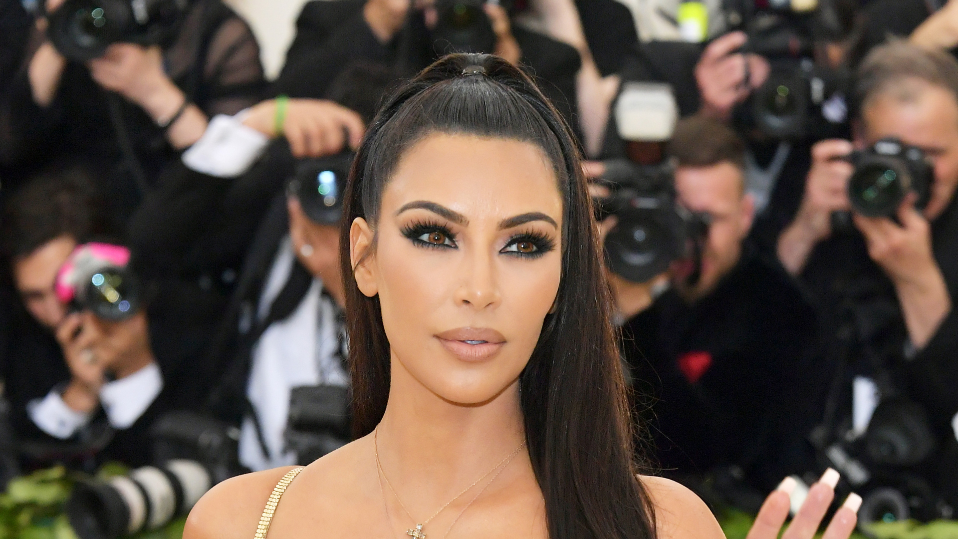 Kim Kardashian attends the The Metropolitan Museum of Art gala on May 7, 2018 in New York City. (Credit: Neilson Barnard/Getty Images)