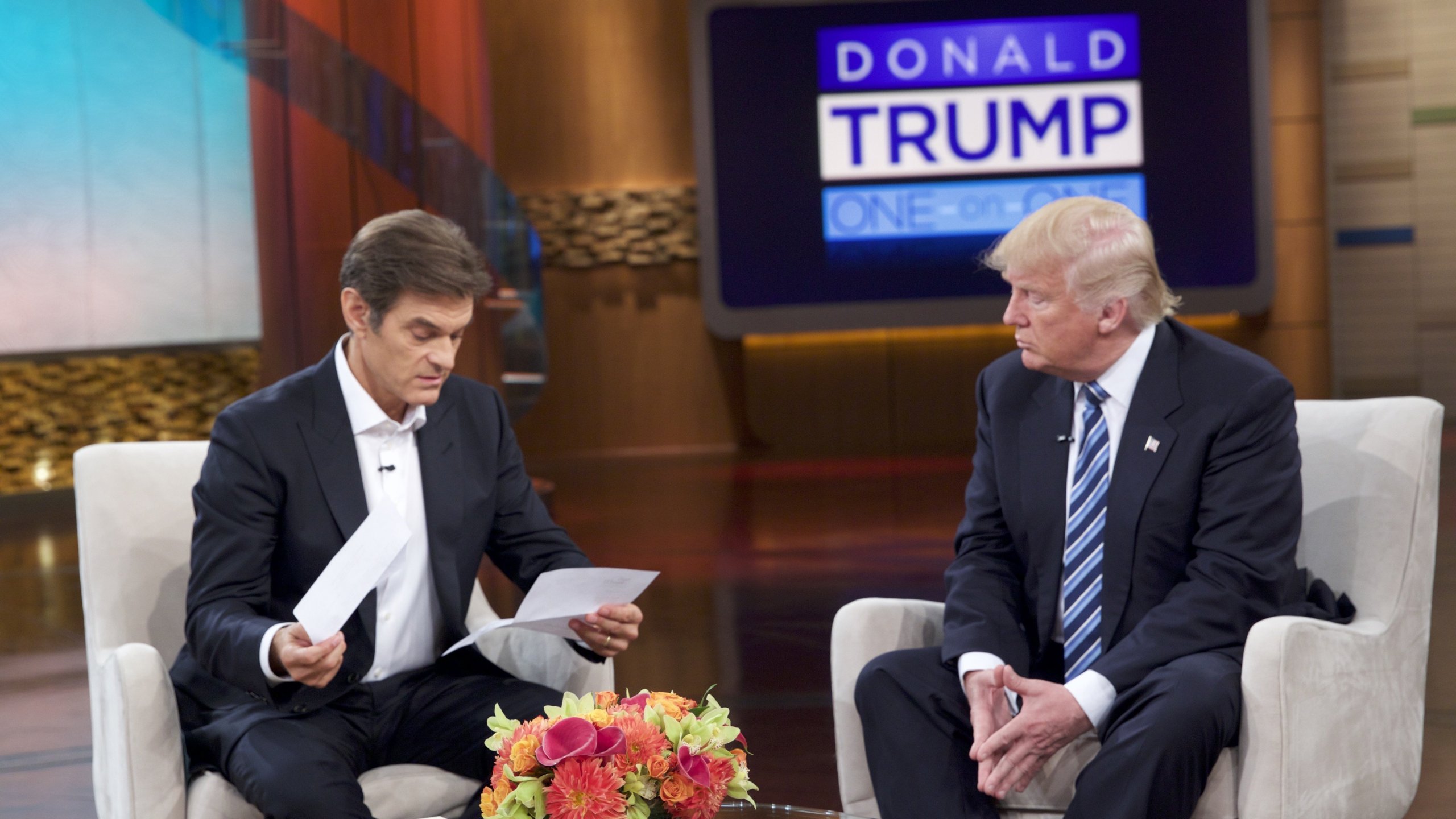 Donald Trump speaks to Dr. Oz on Sept. 14, 2016. (Credit: The Dr. Oz Show)