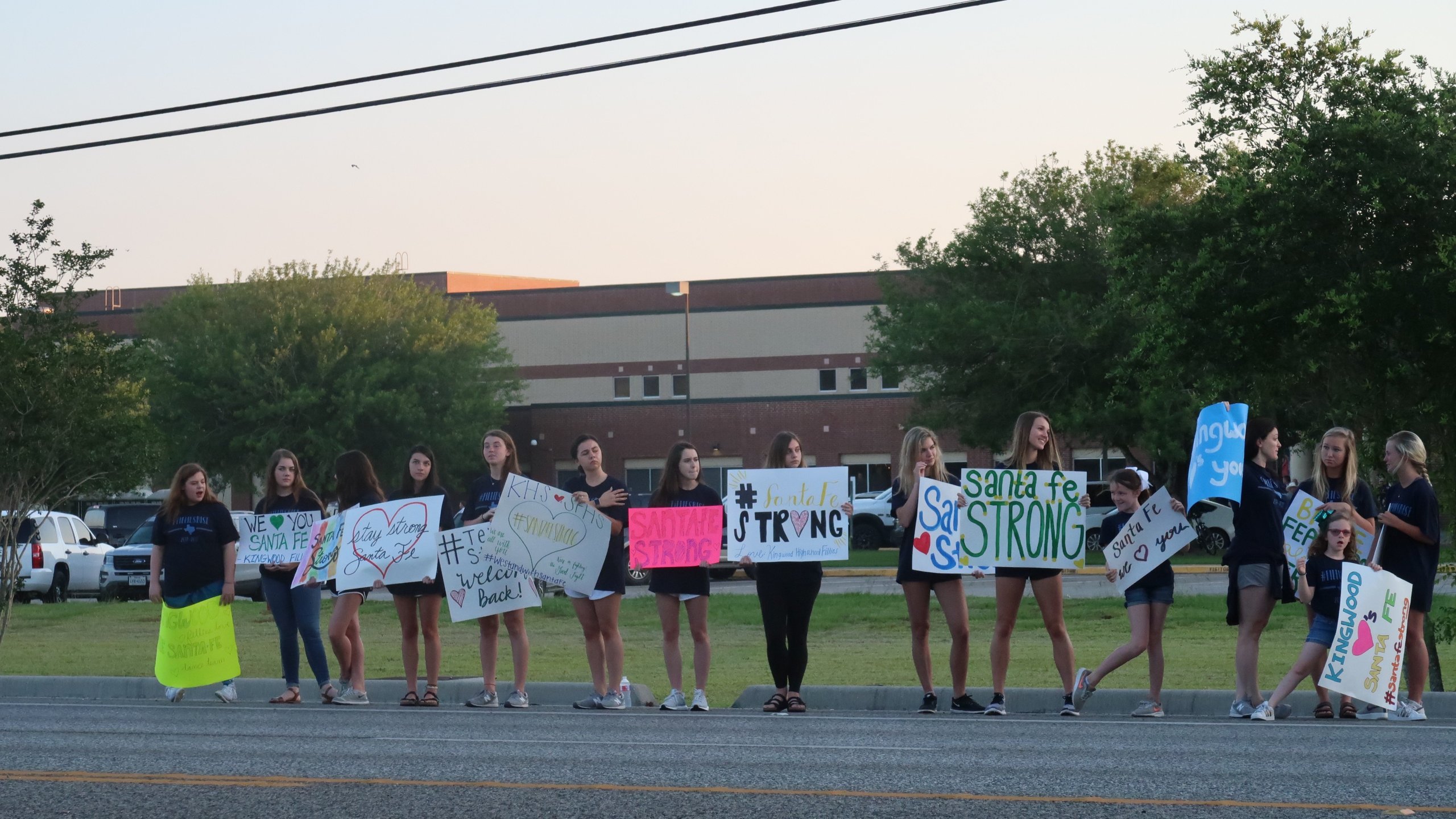 Santa Fe High School re-opened to students on May 29, 2018, in Santa Fe, Texas. (Credit: Devon Sayers/CNN)