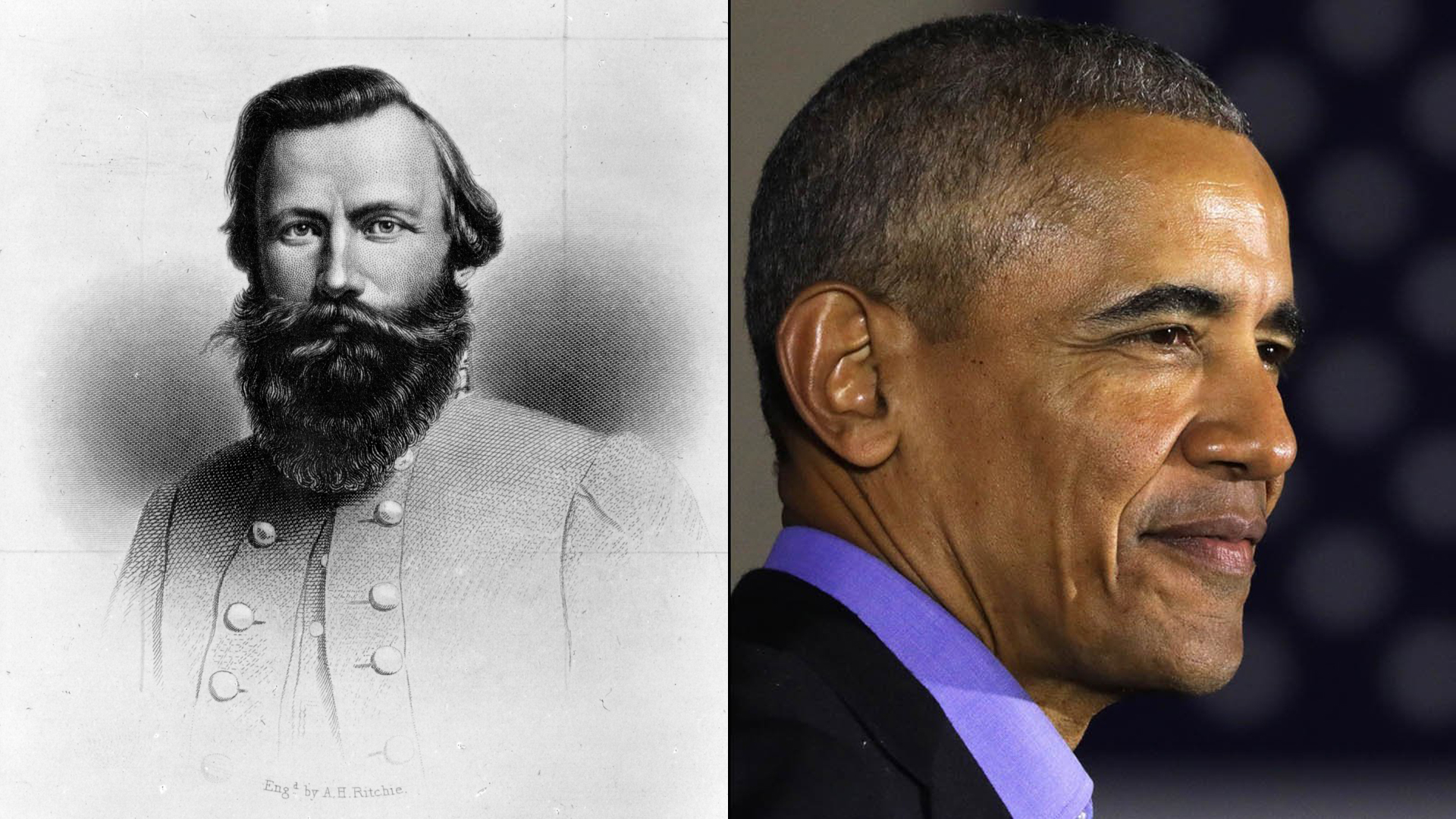 A Richmond, Virginia, elementary school will switch its name from that of a Confederate general to that of the nation's first black President. (Credit: Hulton Archive & Dominick Reuter/AFP/Getty Images)