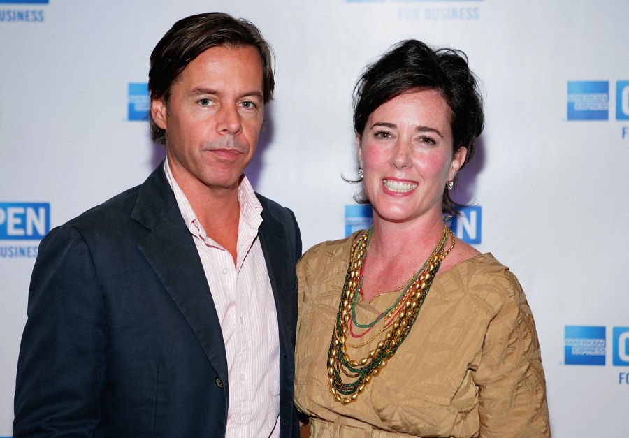 Andy Spade, CEO and Creative Director of Kate Spade, and designer Kate Spade attend OPEN from American Express' 'Making a Name for Yourself' at Nokia Theater July 27, 2006 in New York City. (Credit: Matthew Peyton/Getty Images For American Express)