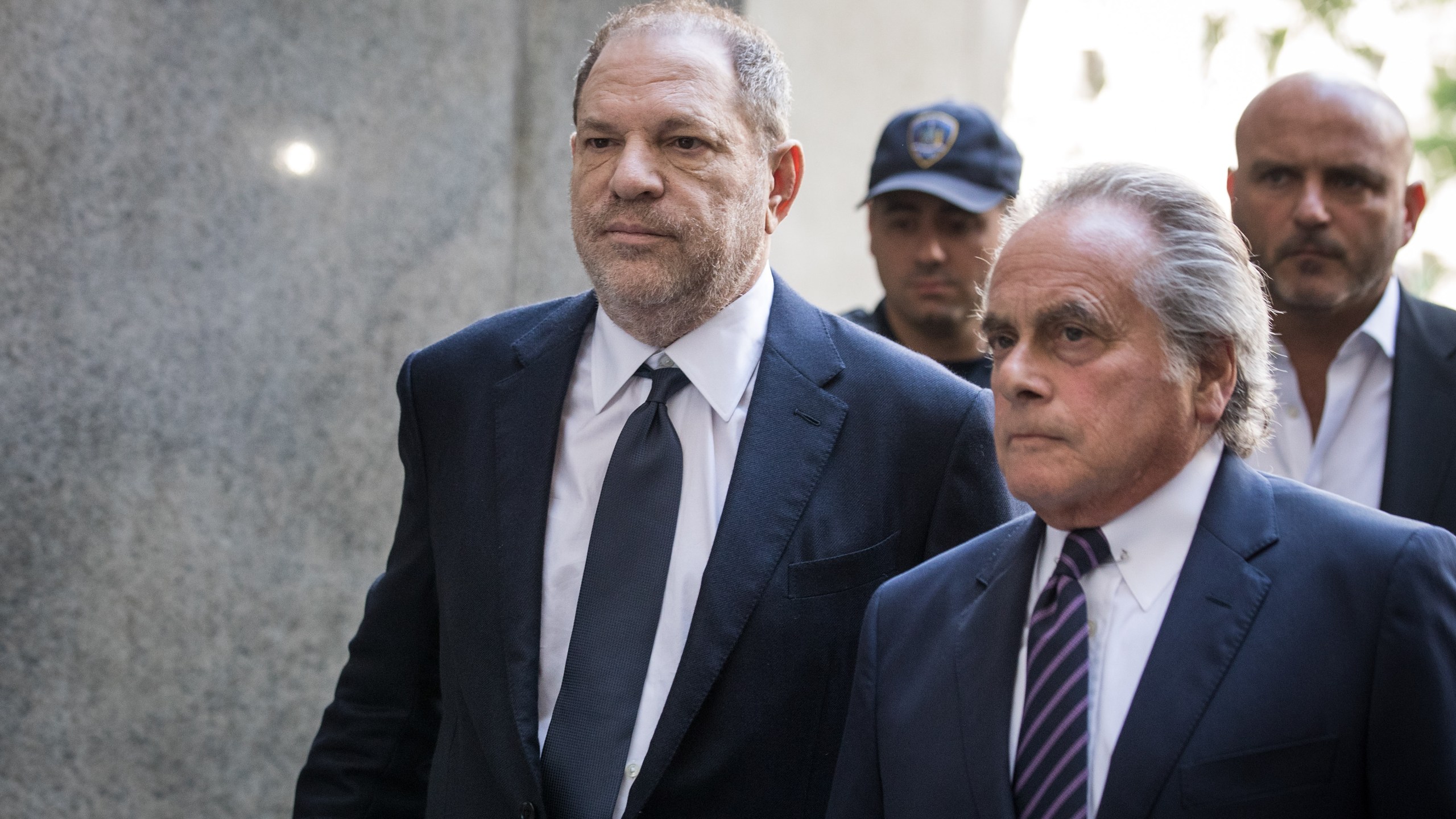 Harvey Weinstein and attorney Benjamin Brafman arrive at State Supreme Court, June 5, 2018, in New York City. (Credit: Drew Angerer/Getty Images)