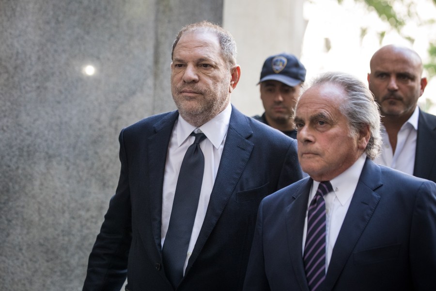 Harvey Weinstein and attorney Benjamin Brafman arrive at State Supreme Court, June 5, 2018, in New York City. (Credit: Drew Angerer/Getty Images)