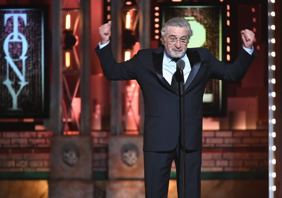 Robert De Niro speaks onstage during the 72nd Annual Tony Awards at Radio City Music Hall on June 10, 2018. (Credit: Theo Wargo/Getty Images for Tony Awards Productions)