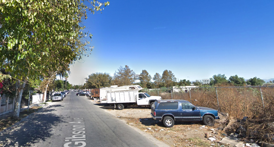 The 15200 block of South Gibson Avenue in East Compton, where a man was found dead in his car in June 2018, is seen in a Google Maps Street View image from November 2017.