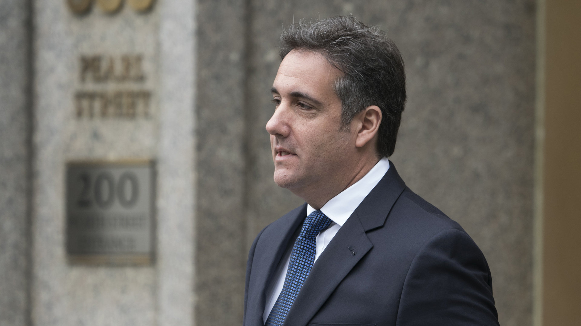 Michael Cohen leaves the United States District Court Southern District of New York on May 30, 2018 in New York City. (Credit: DON EMMERT/AFP/Getty Images)