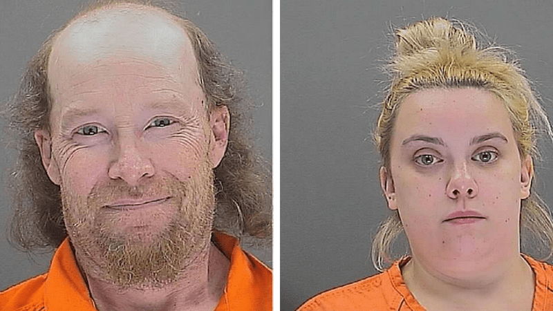 William Herring, left, and Brianna Brochhausen are seen in booking photos released by New Jersey State Police and obtained by WPIX.